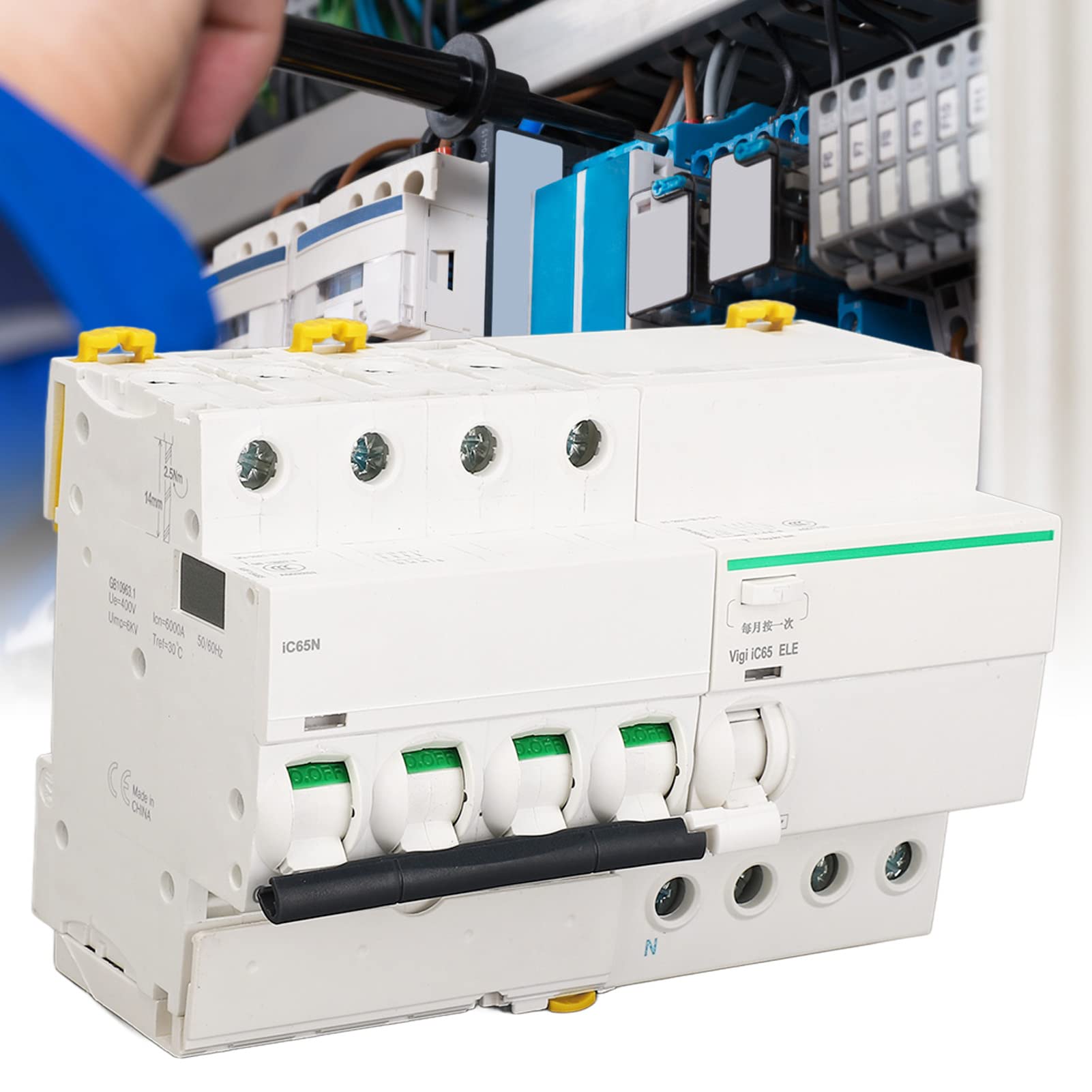 Omabeta Electrical Components & Wiring disjoncteur 40 A 4P+N AC400V