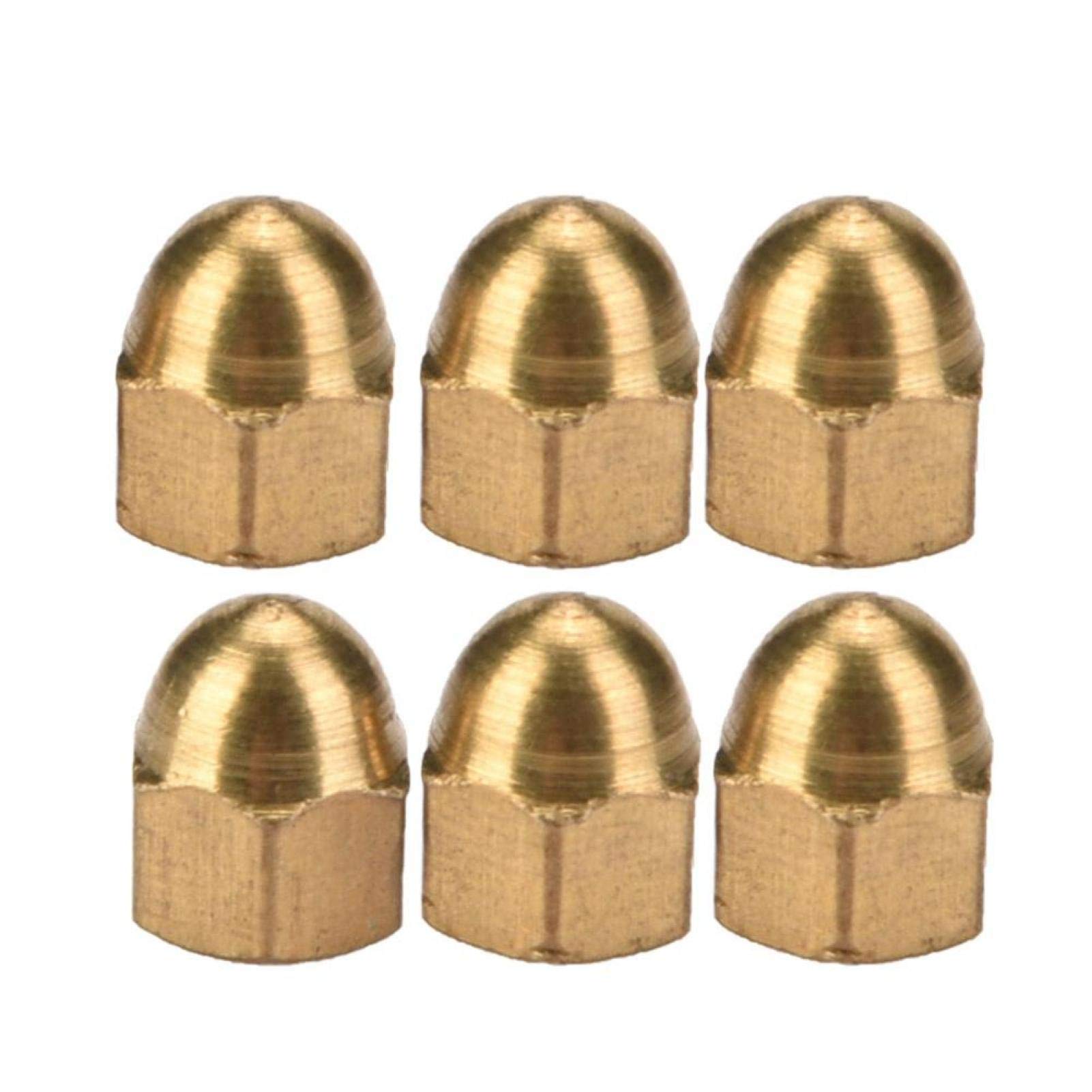 Omabeta Fasteners, Screws & Springs Écrous borgnes M3 20 pièces laiton