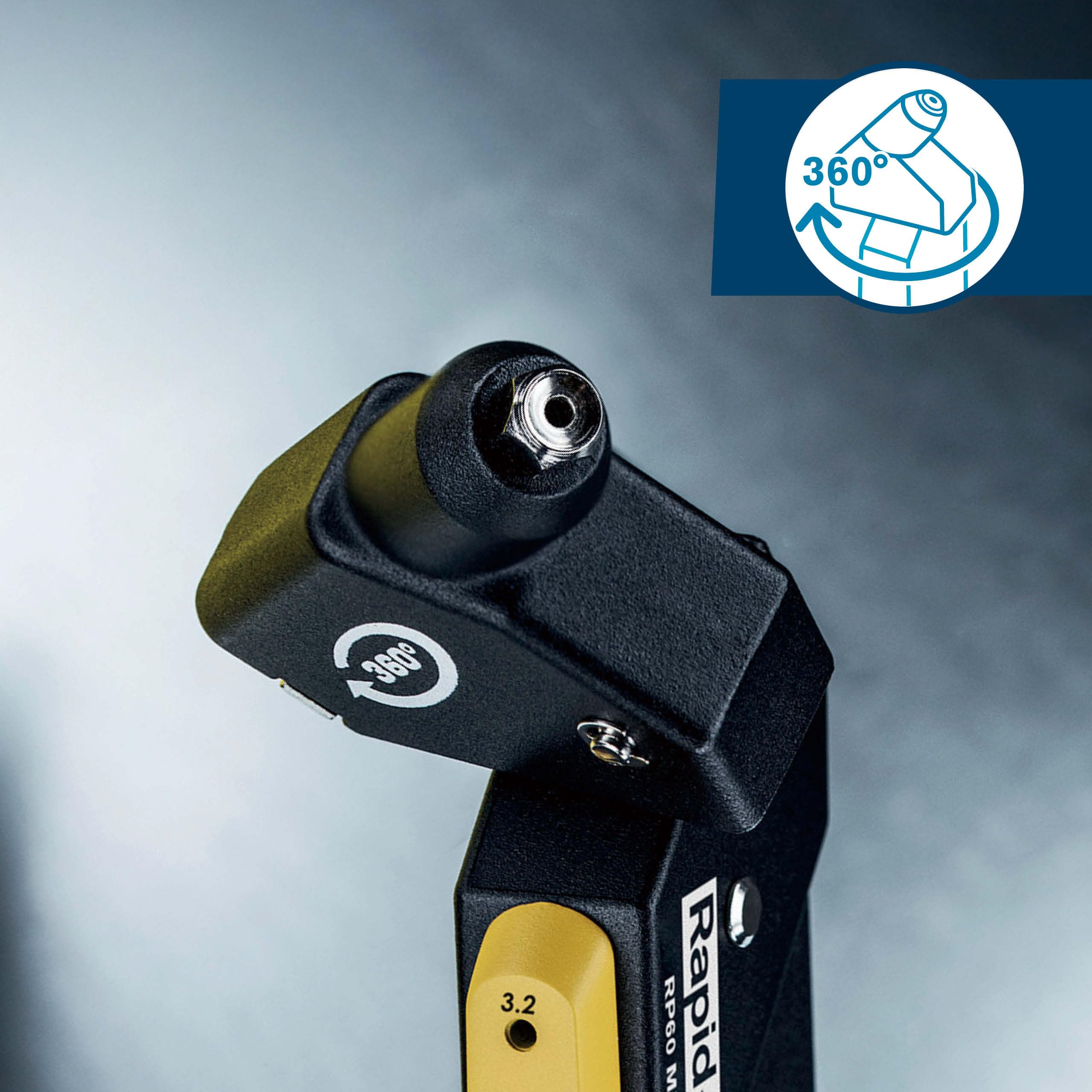 Rapid’os 16 Rivetage RP60 Multi pince à riveter tête pivotante