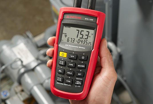 Amprobe HVAC Tools RTD-10W thermomètre RTD sans fil à double entrée