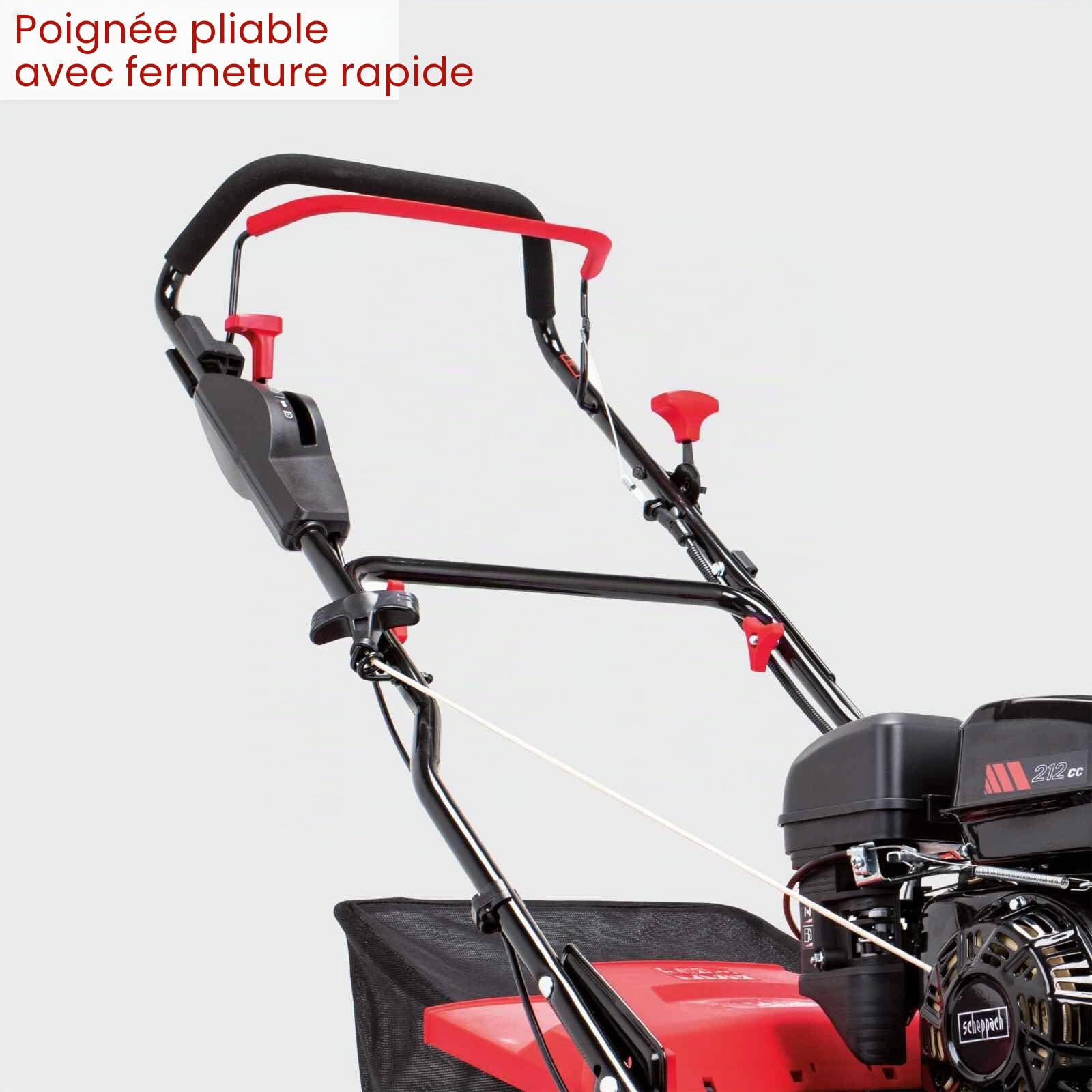 Scheppach KG Series SC50VARIO scarificateur thermique 40 cm bac 45 L