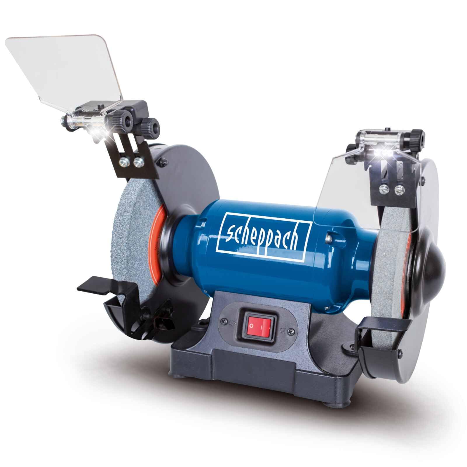 Scheppach BSM Series SM200AL Touret mixte 200 mm 500 W avec éclairage LED