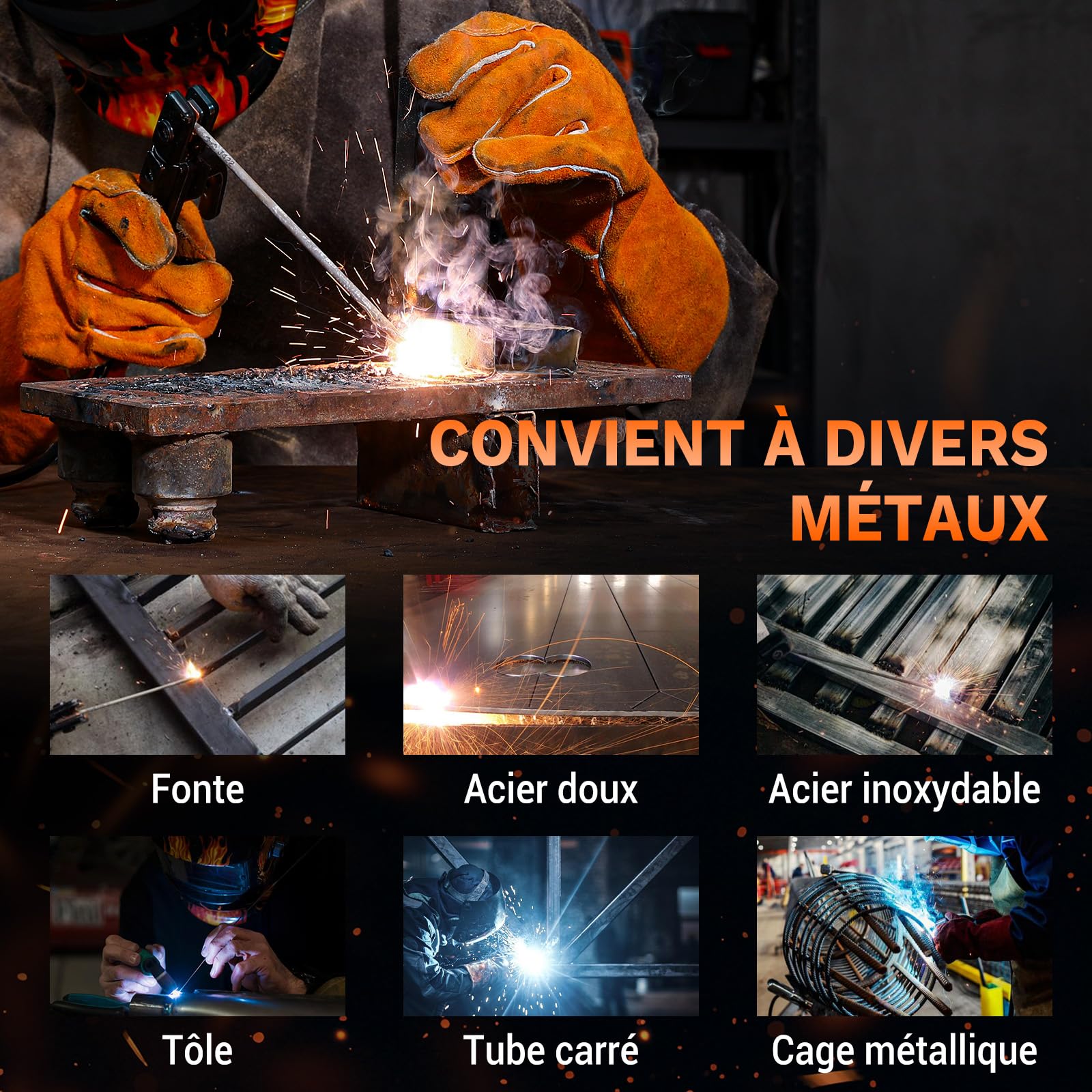 DEKOPRO WELDING MACHINE 120A poste à souder MMA portable