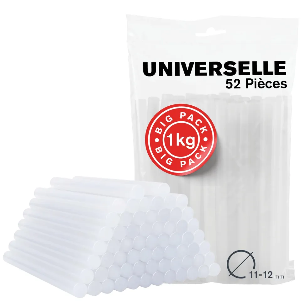 Rapid Collage GEN-T bâtons de colle 12 mm, 1 kg, transparents