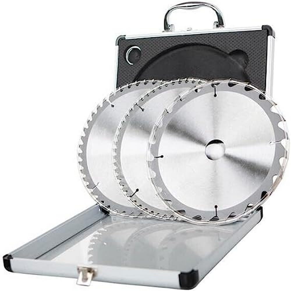 Scheppach HM Series lames de scie circulaire 210 mm, lot de 3, multi-matériaux