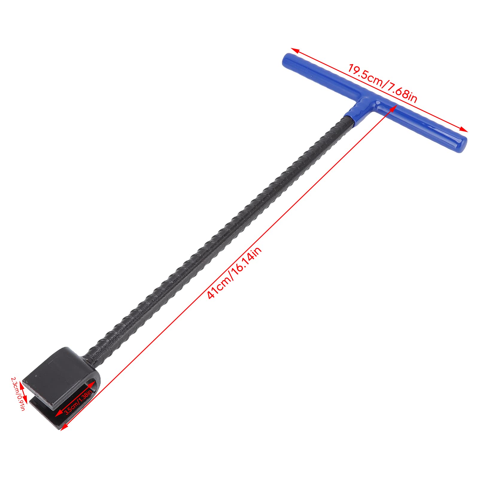 Omabeta Tools & Workshop Equipment Clé compteur d’eau 4 voies bleue acier