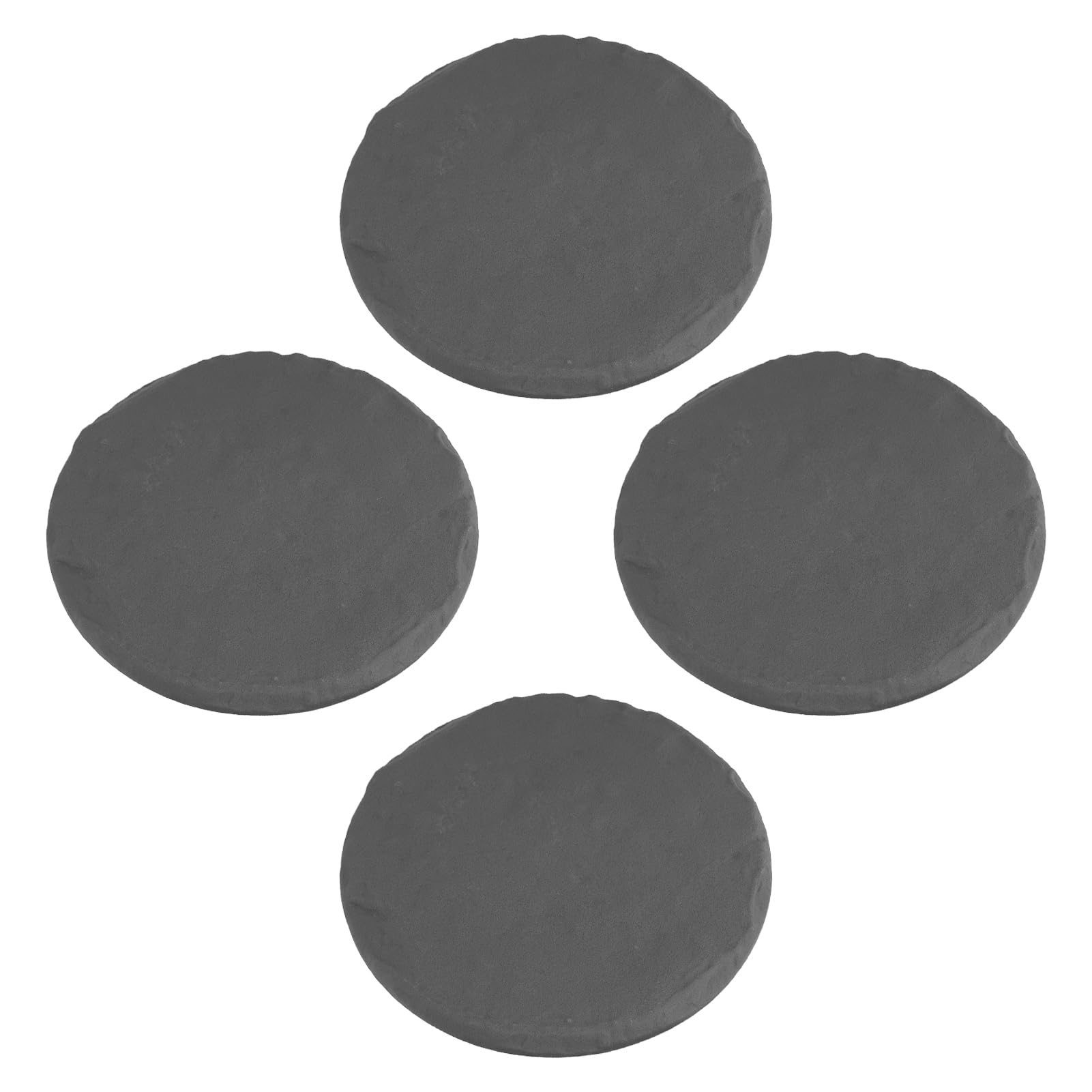 Omabeta Home Décor & Bathroom Décor pas japonais rond beige gris 39,9 cm résine