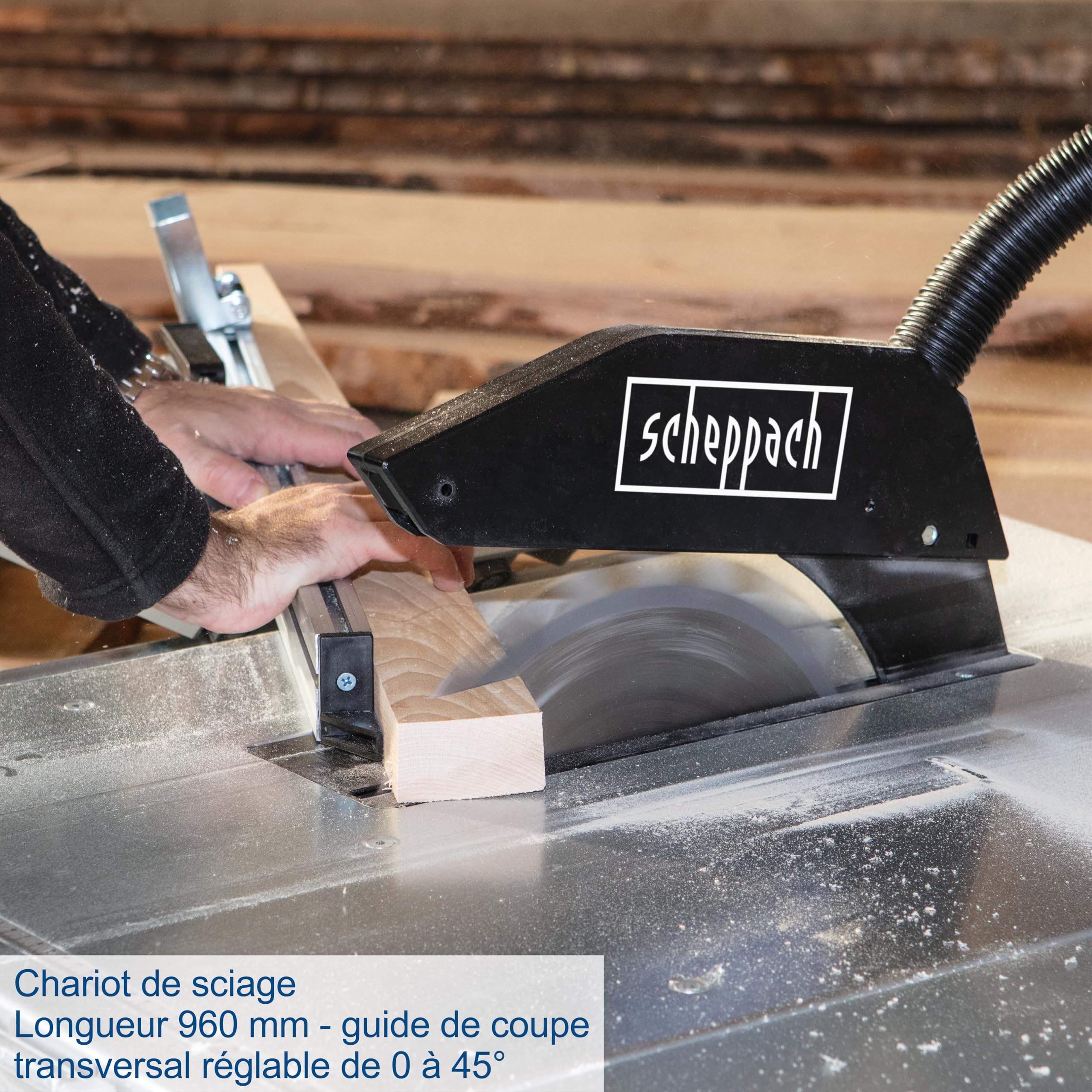 Scheppach TS Series TS310 scie sur table 400 V, lame 315 mm triphasée