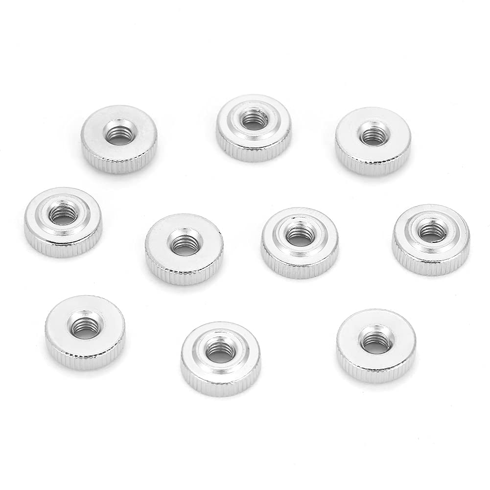 Omabeta Fasteners, Screws & Springs écrous moletés M3 10 pièces acier carbone