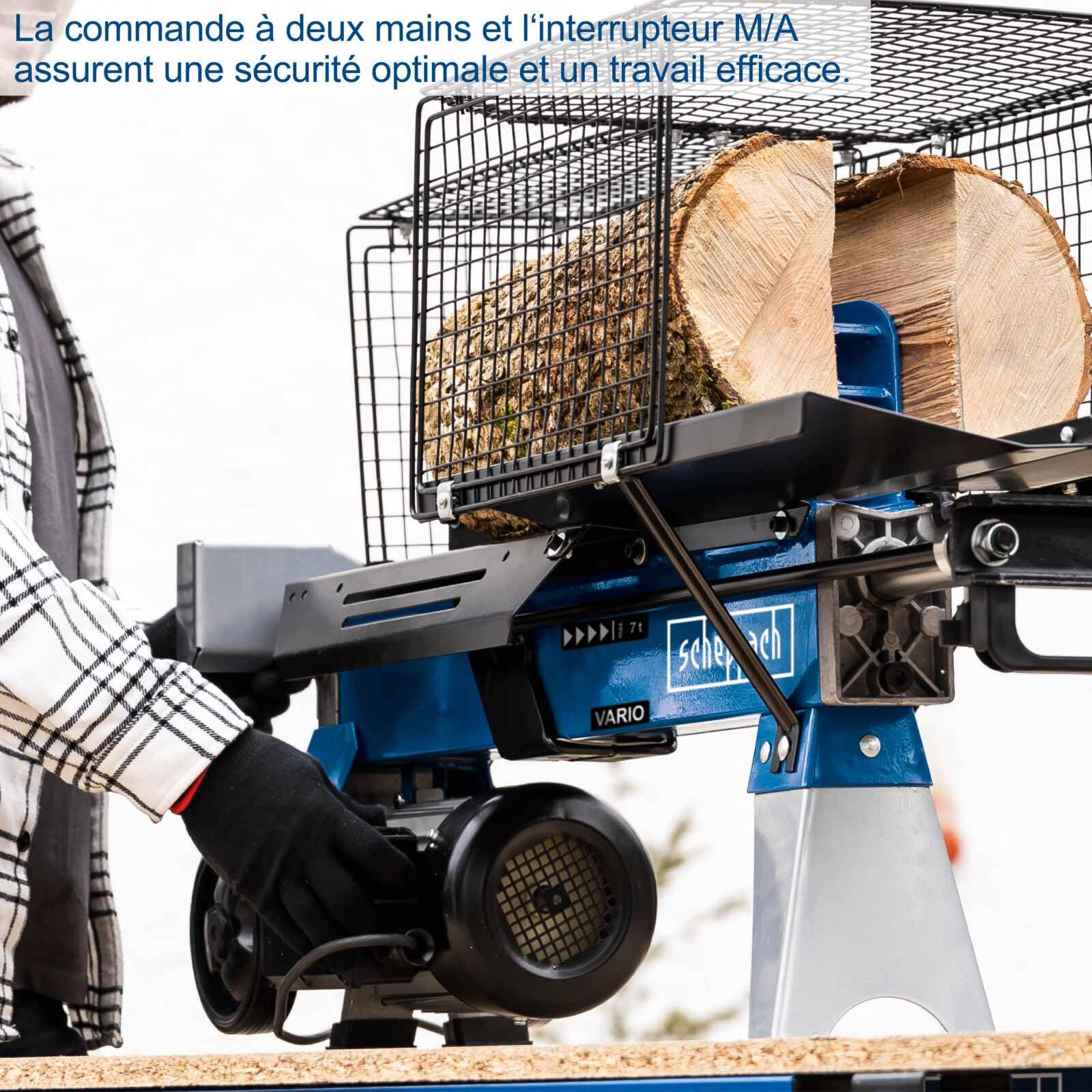 Scheppach HL Series HL760L fendeur de bûches 230 V, 7 tonnes