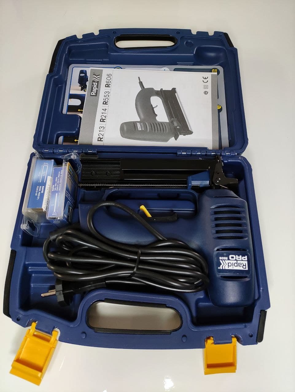 Rapid Agrafage PRO R606 agrafeuse-cloueuse électrique coffret