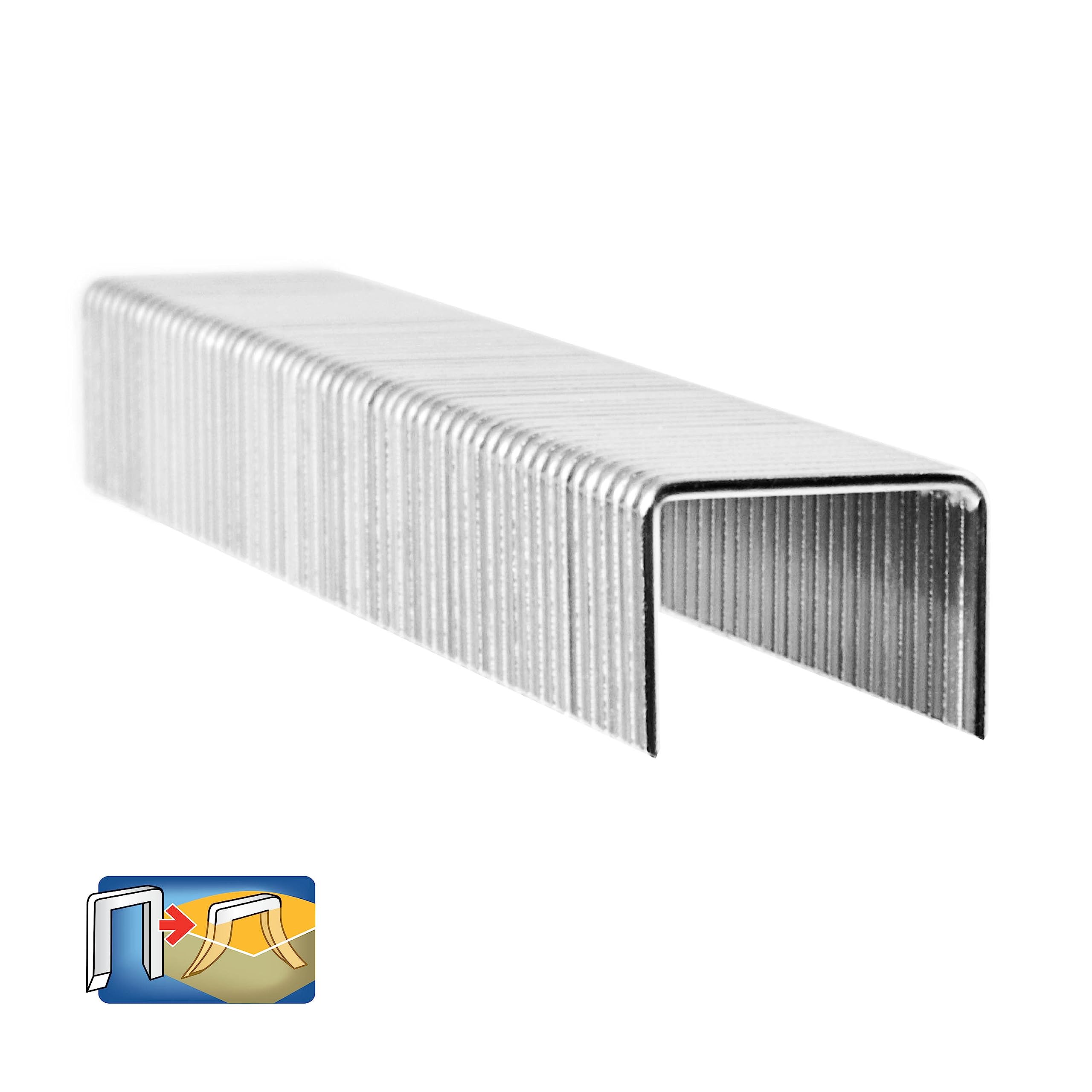 Rapid’os 16 Agrafage 40109576 agrafes n°140 de 14 mm, 648 pièces galvanisées