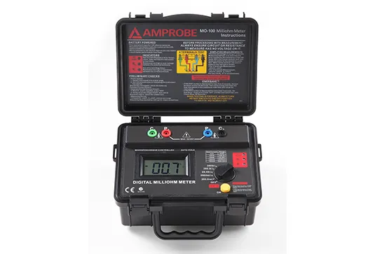 Amprobe Electrical Testers MO-100 milliohmmètre portable à piles