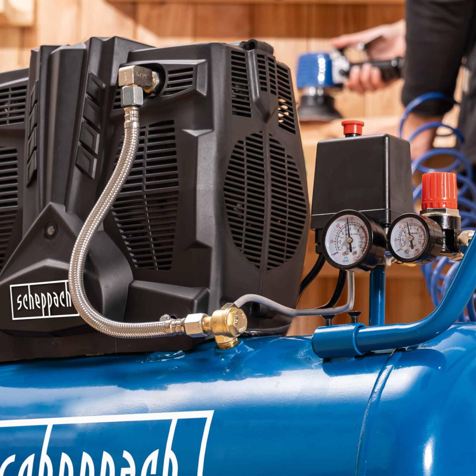 Scheppach HC Series HC51Si compresseur 50 L silencieux 60 dB