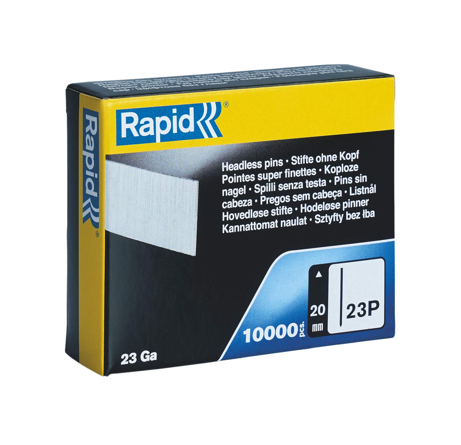 Rapid’os 16 Clouage 5001359 pointes fines 23P 20 mm galvanisées