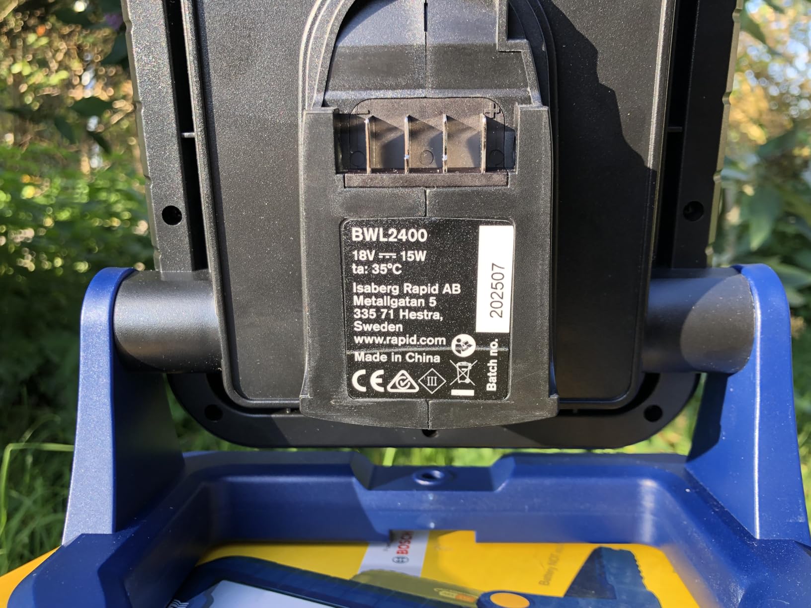 Rapid’os 16 Lampes de Chantier BWL2400 projecteur LED 18 V 2400 lumens