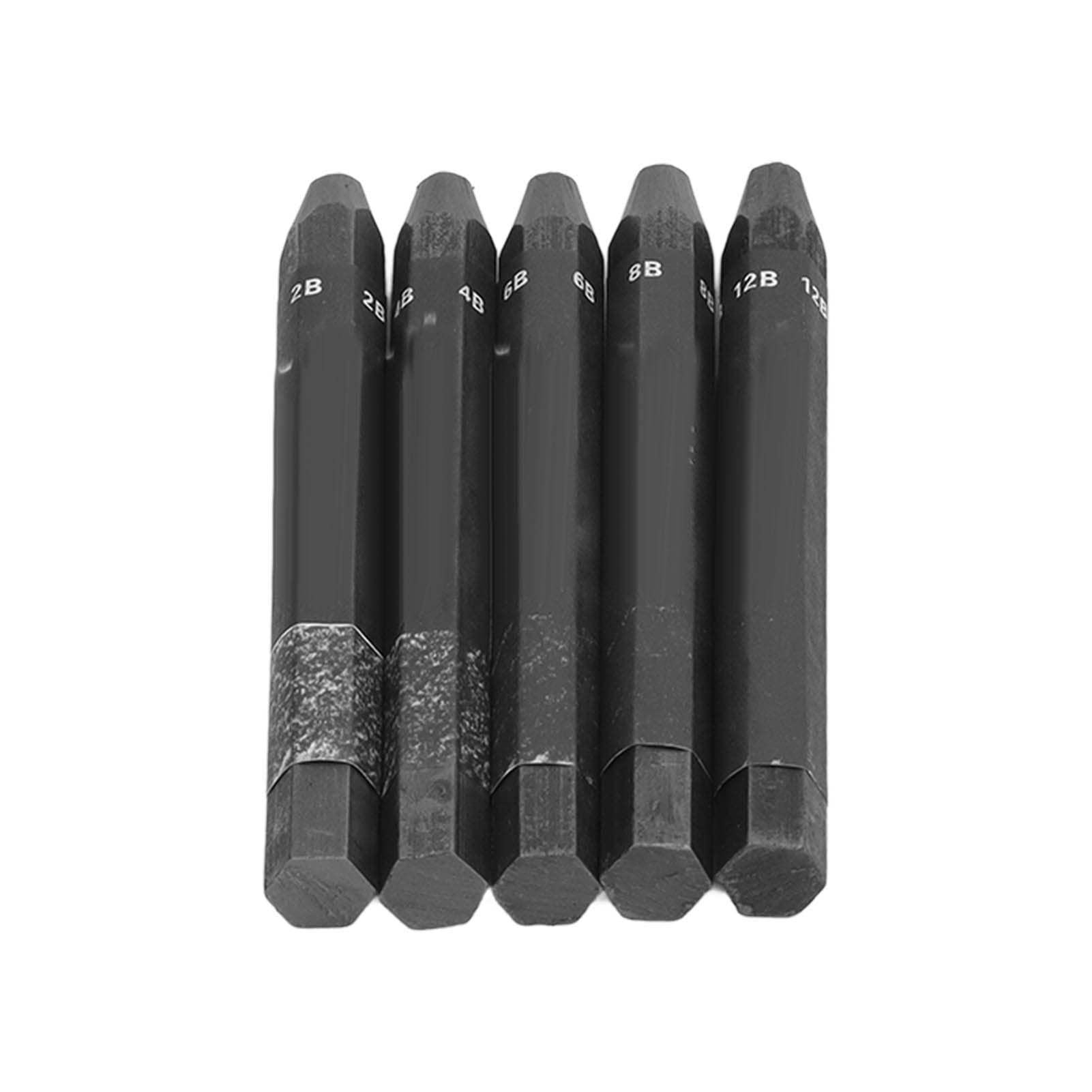 Omabeta Toys & Games bâtons de graphite solubles à l’eau 5 pièces hexagonaux 12 mm