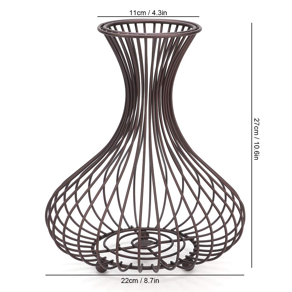 Omabeta Kitchen Utensils & Cooking Tools Collecteur de bouchons de vin en fer, forme bouteille