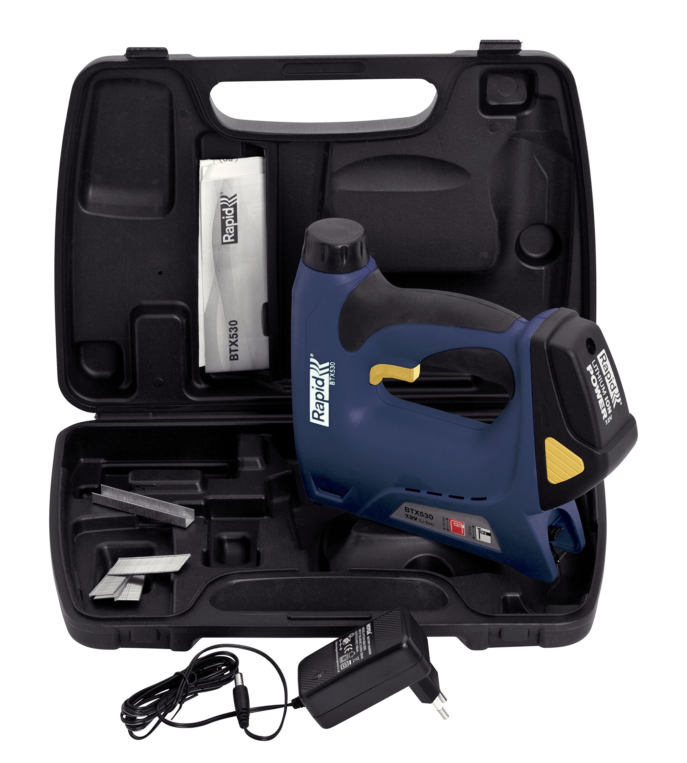 Rapid Agrafage BTX530 agrafeuse-cloueuse sans fil coffret tissus