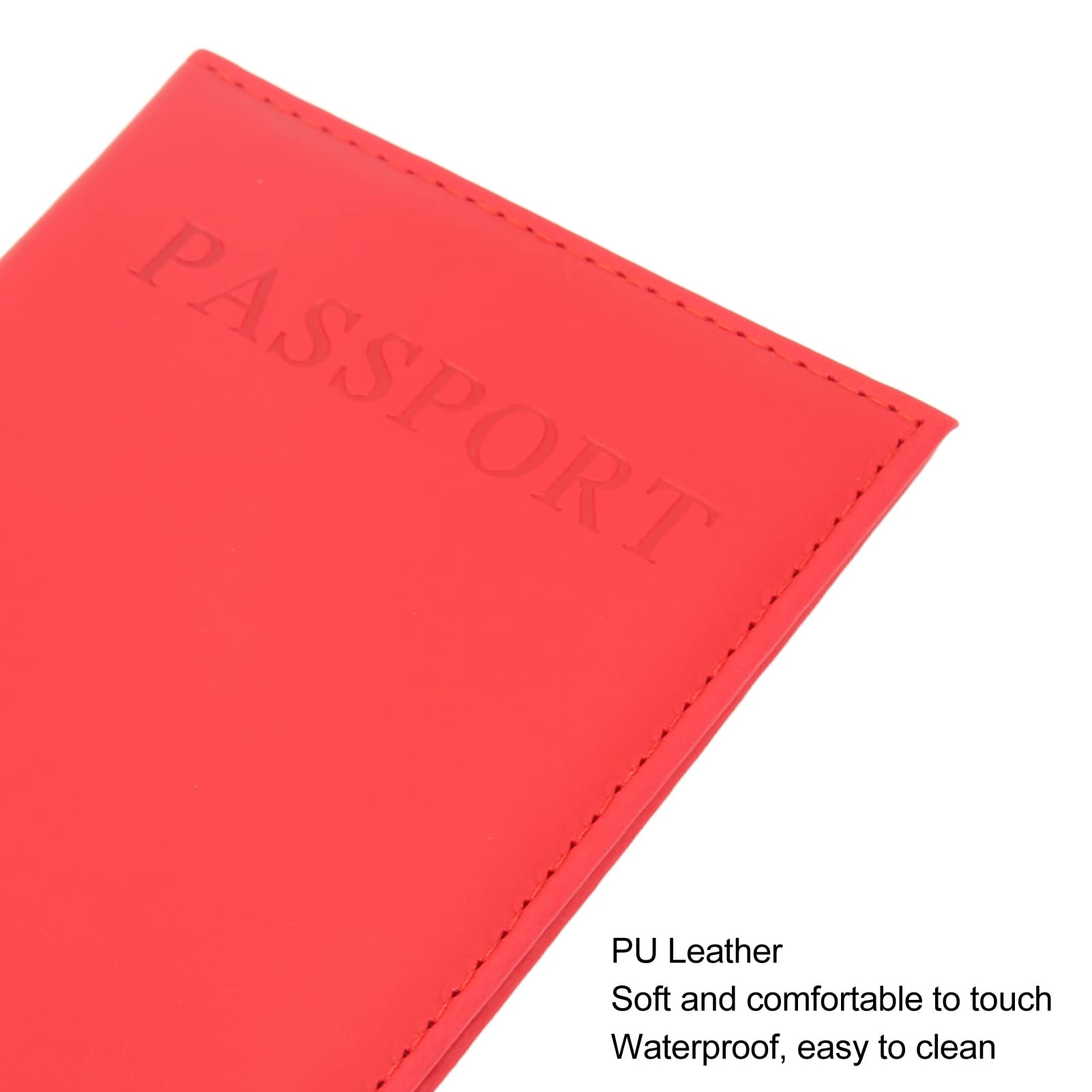 Omabeta Fashion Accessories & Umbrellas housses passeport grand format rouges lot de 4
