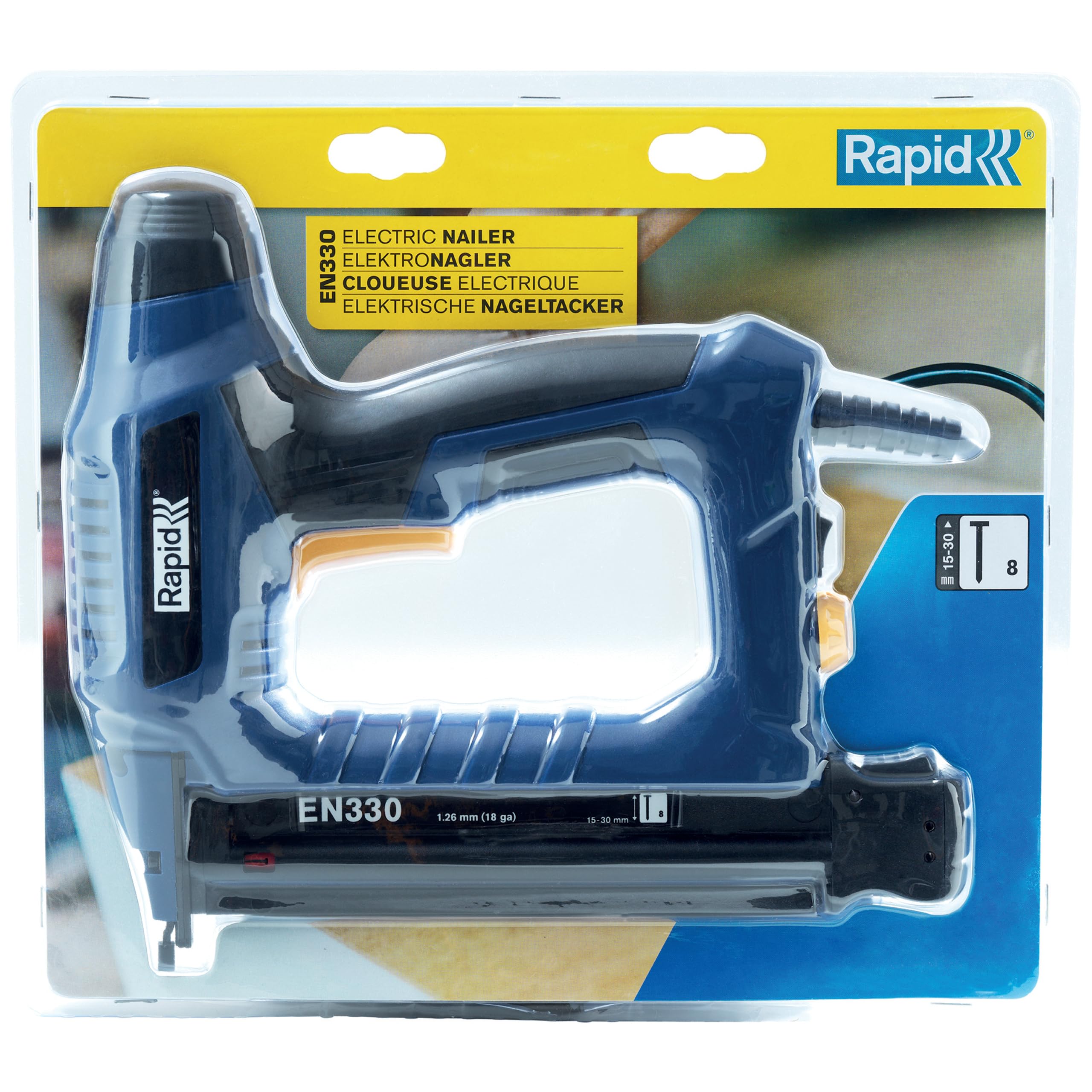 Rapid’os 16 Clouage EN330 cloueuse électrique pointes n°8 15–30 mm