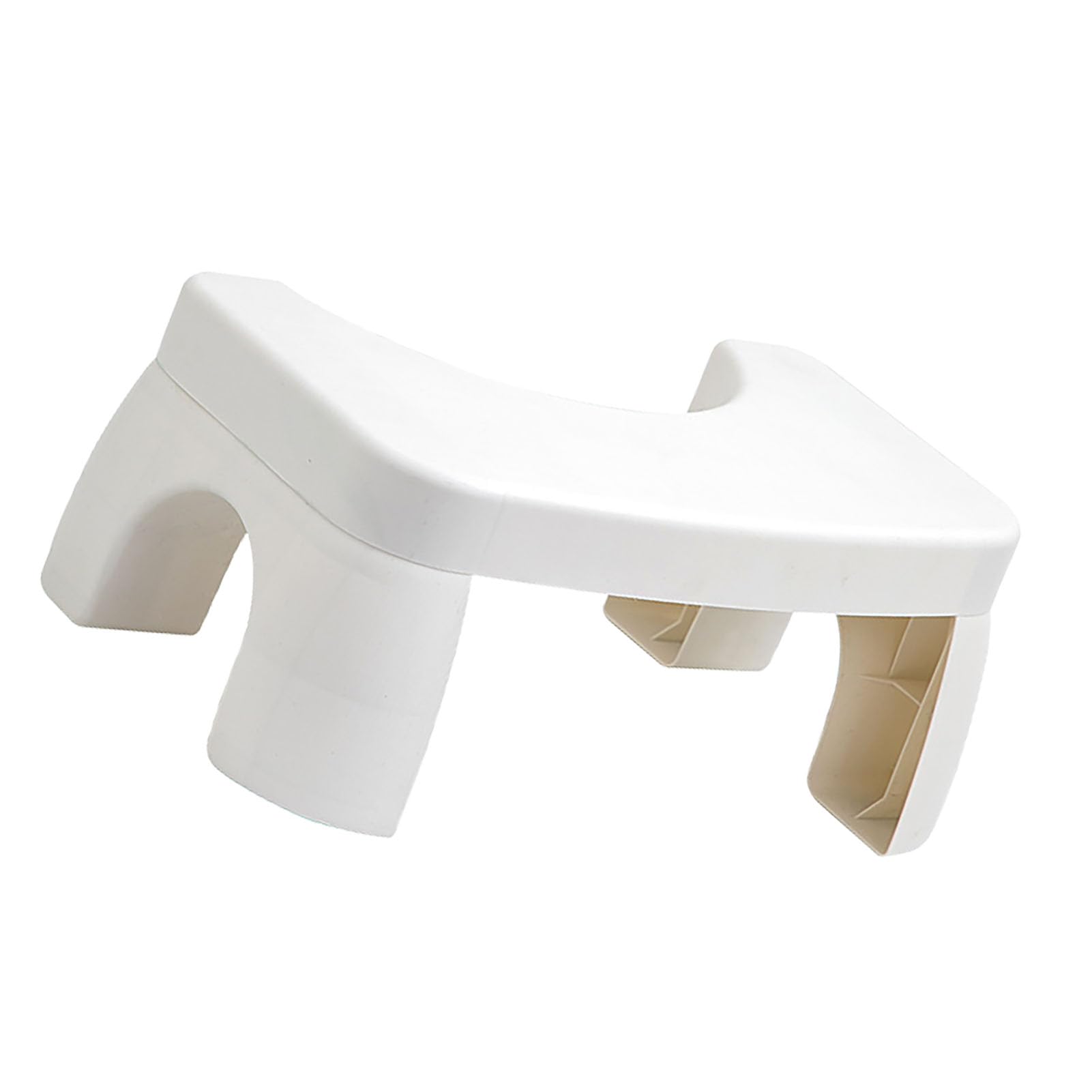 Omabeta Home Décor & Bathroom Décor tabouret de toilette blanc 1 pièce antidérapant