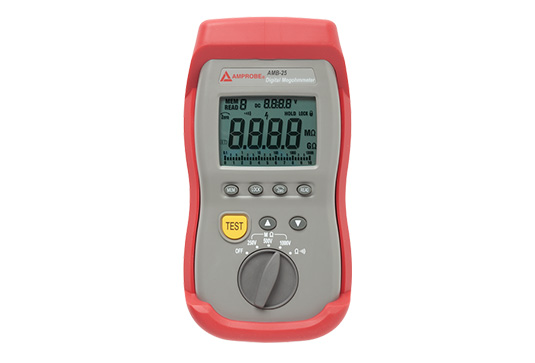 Amprobe Power Quality, Ground Resistance & Insulation Testers AMB-25 testeur d’isolement numérique