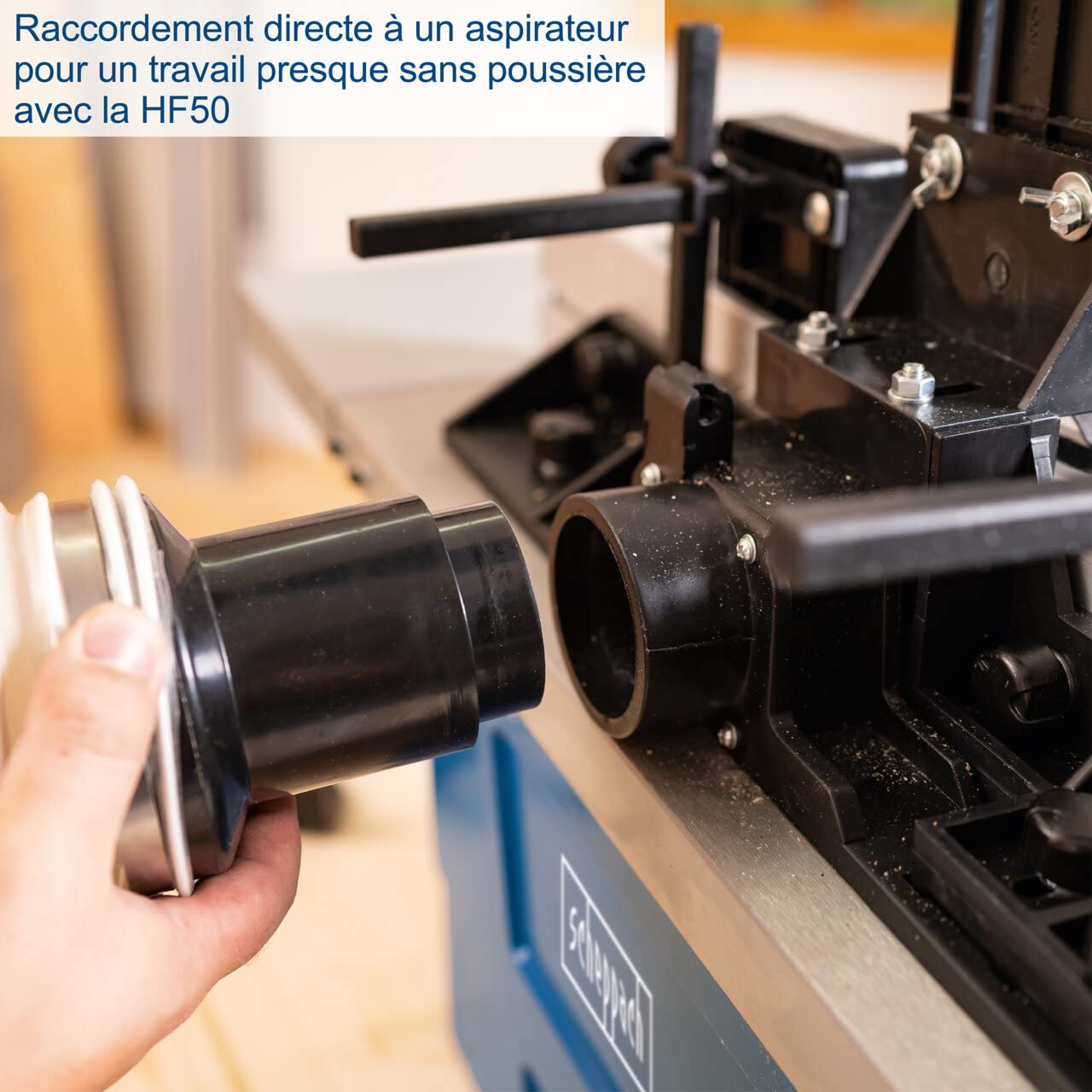 Scheppach HF Series HF50 fraiseuse à bois 1 500 W vitesse variable