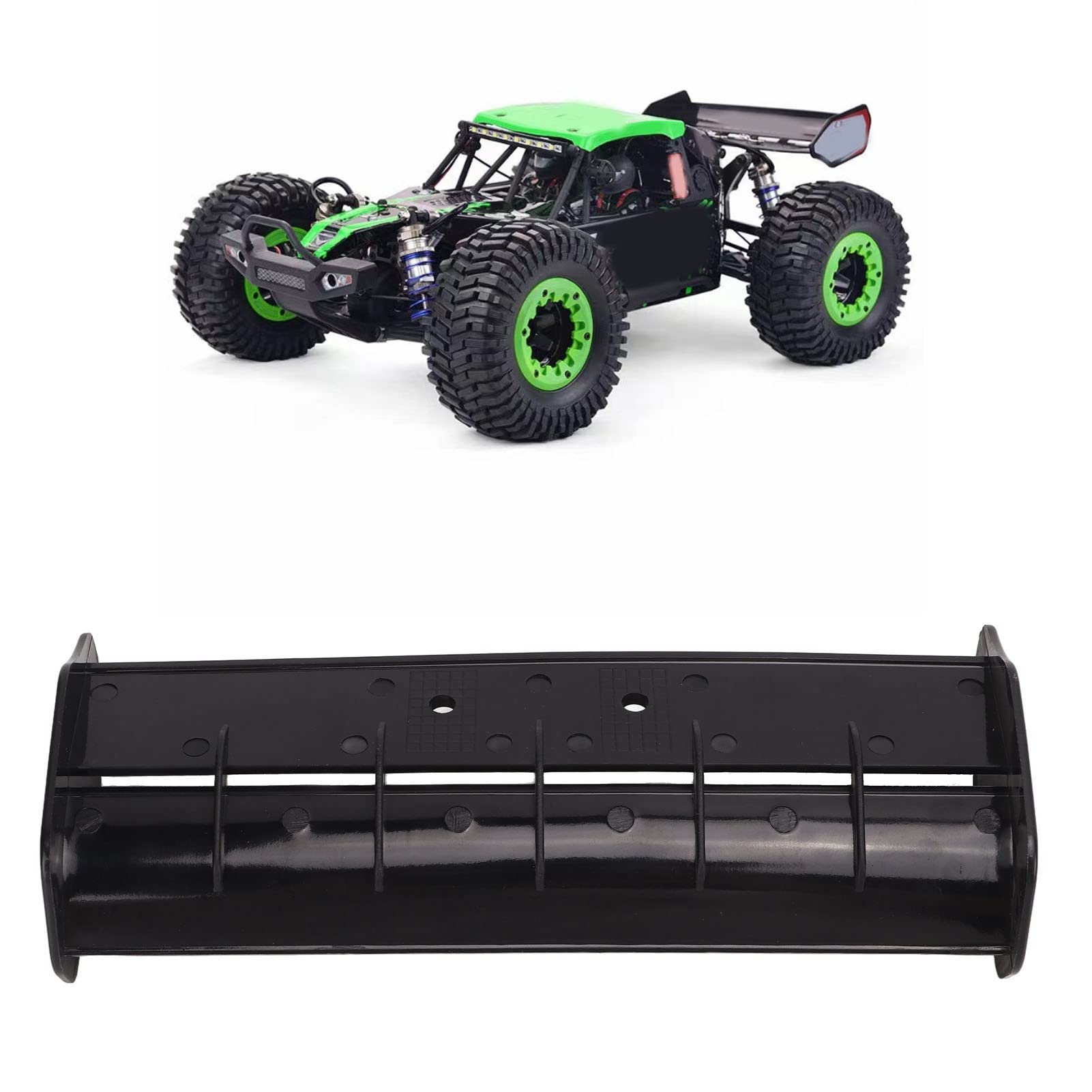 Omabeta Toys & Games Aileron arrière RC ZD Racing DBX 10 noir 176 mm