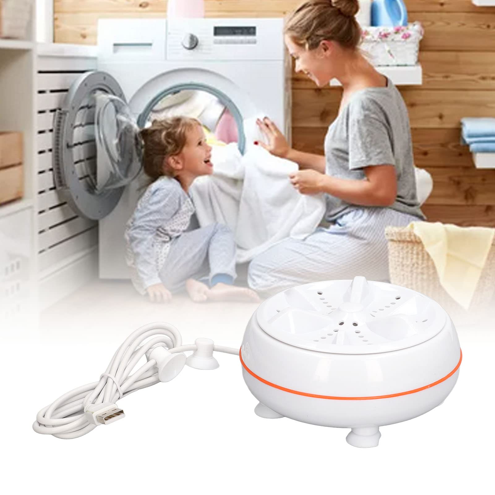 Omabeta Cleaning & Laundry Appliances mini lave-linge à turbine blanc ABS 30 min