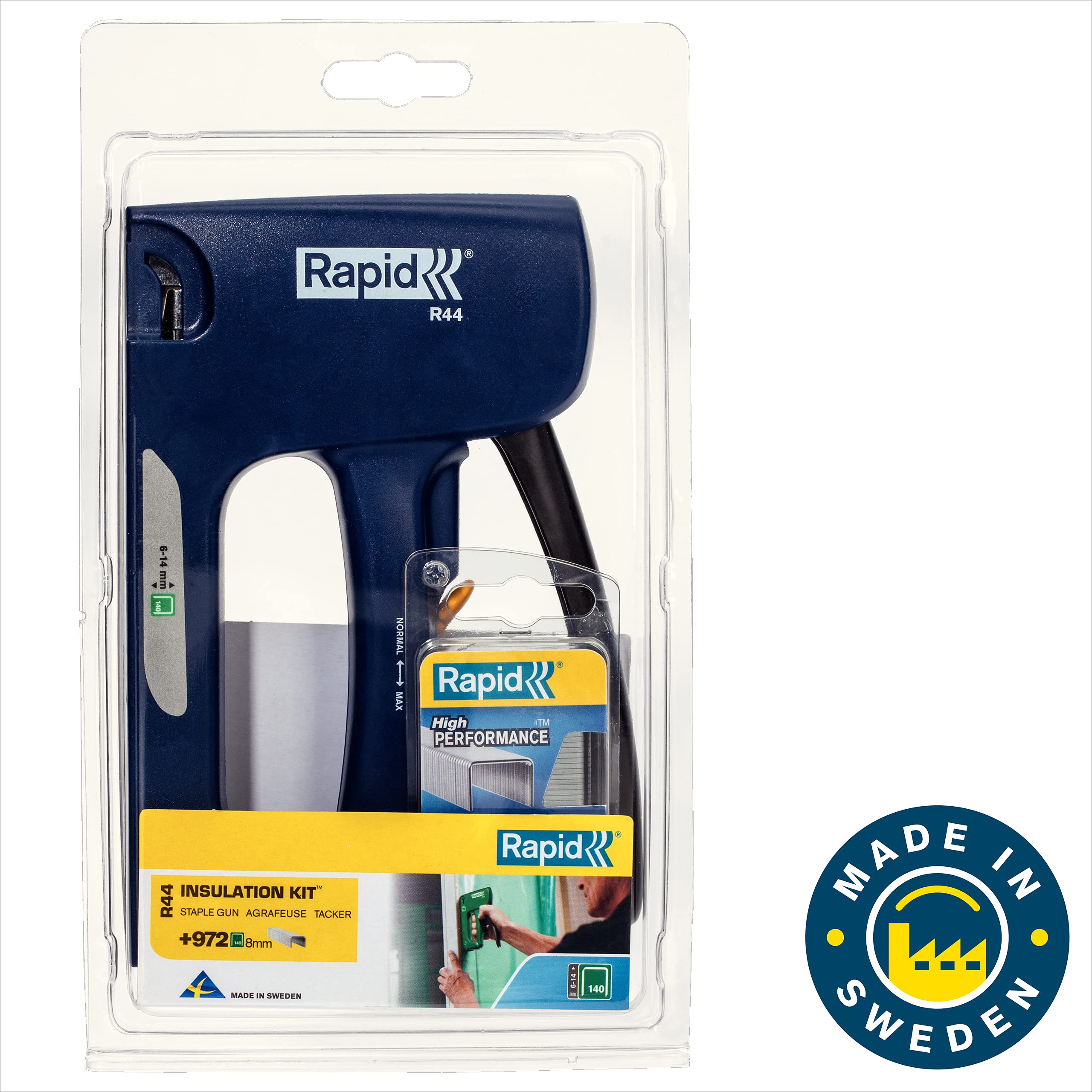 Rapid’os 16 Agrafage R44 agrafeuse 970 agrafes n°140 poignée ergonomique