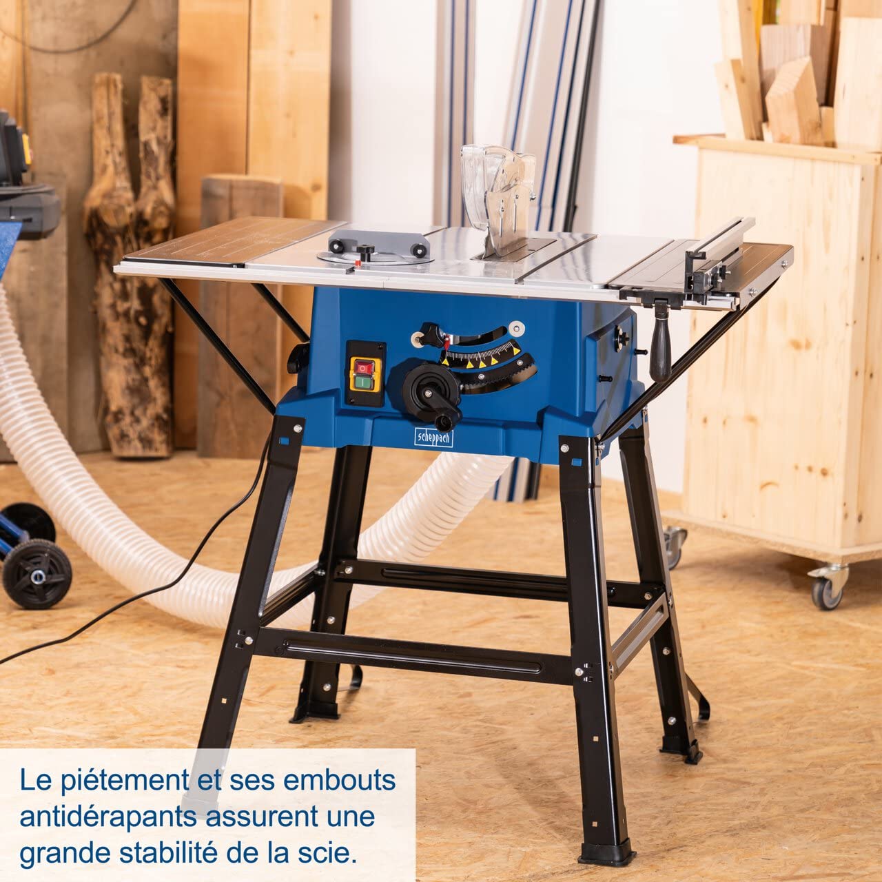 Scheppach HM Series HS110 scie sur table 2000 W, lame 254 mm