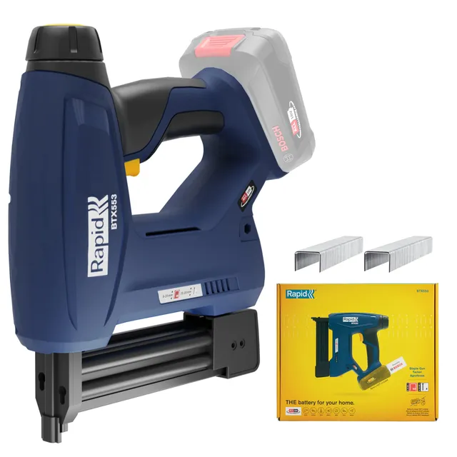 Rapid Agrafage BTX553 agrafeuse-cloueuse 18 V sans batterie