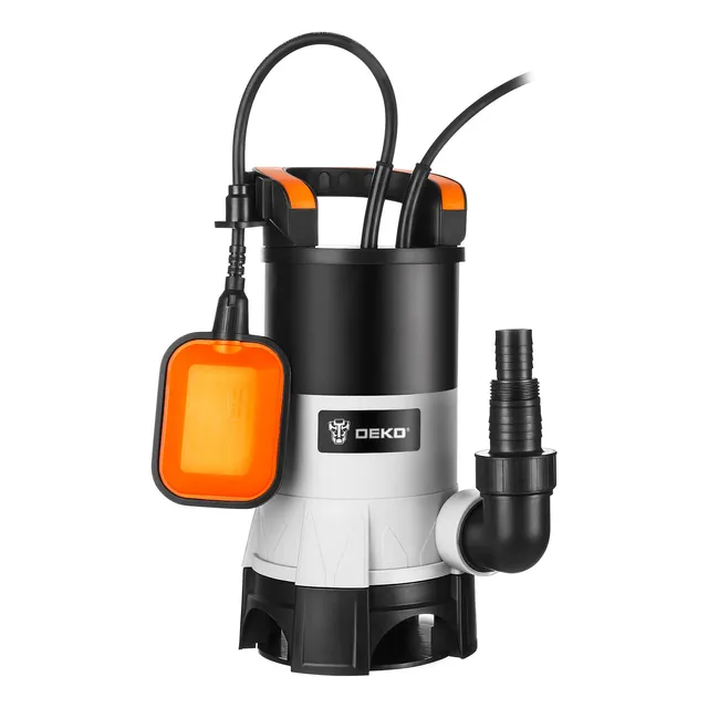 DEKOPRO SUMP PUMP pompe submersible 400 W 8000 l/h eau claire et sale