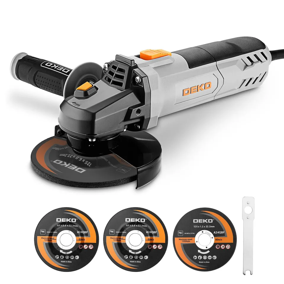DEKOPRO POWER TOOLS Meuleuse d'angle 900W 125 mm filaire