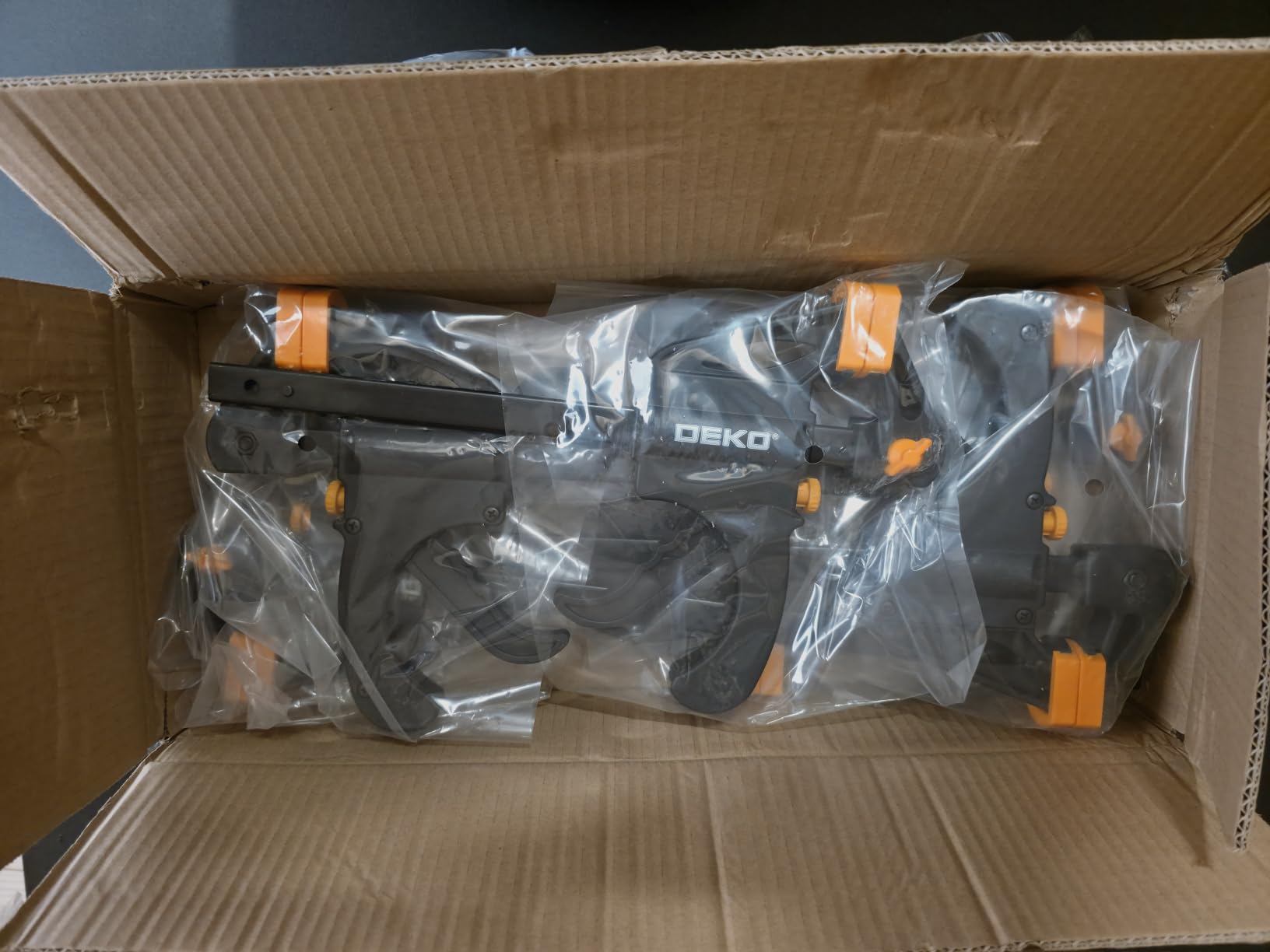 DEKOPRO TOOL KIT lot de 6 serre-joints F à libération rapide pour bois