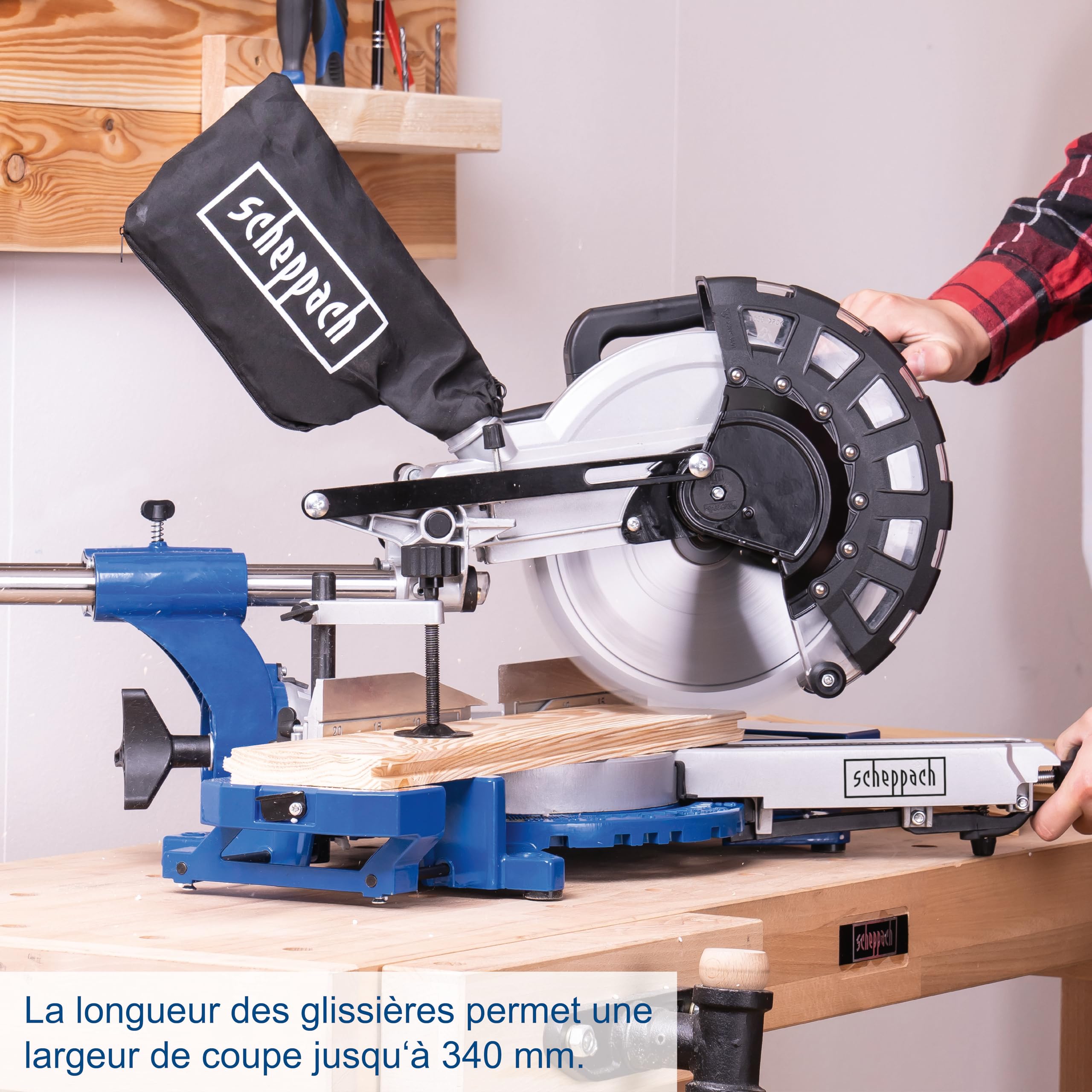 Scheppach HM Series HM254 scie à onglets 2000 W Ø 255 mm avec laser