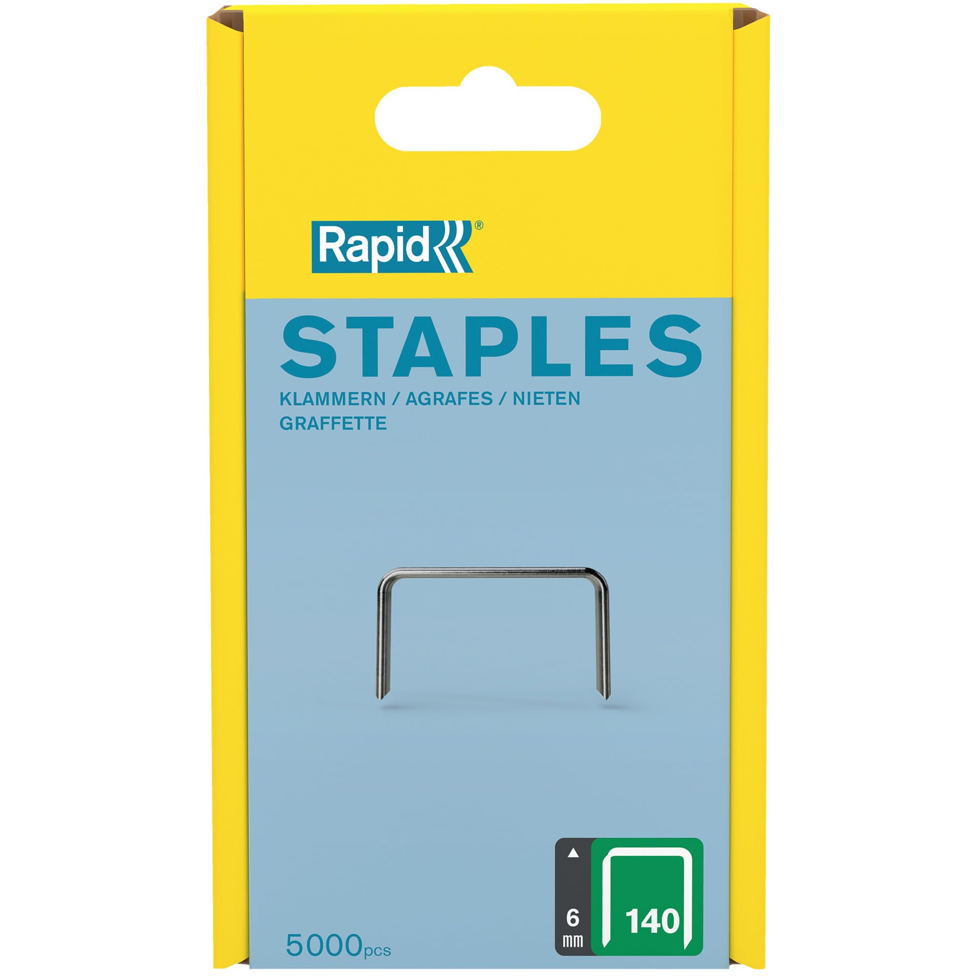 Rapid’os 16 Agrafage 40303088 agrafes n°140 6 mm 5000 galvanisées