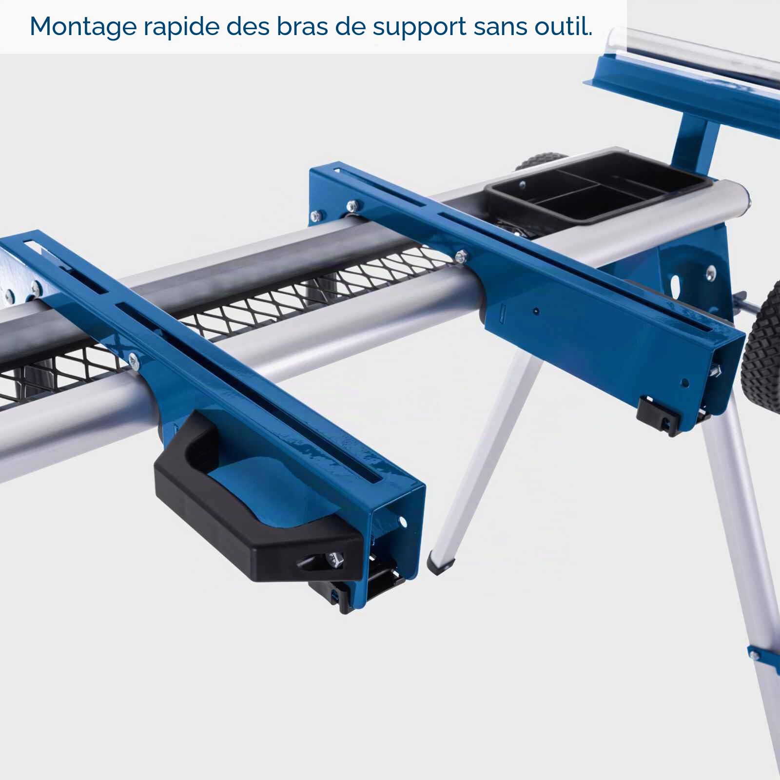 Scheppach HA Series UG200 support pour scie à onglet 150 kg, extensible