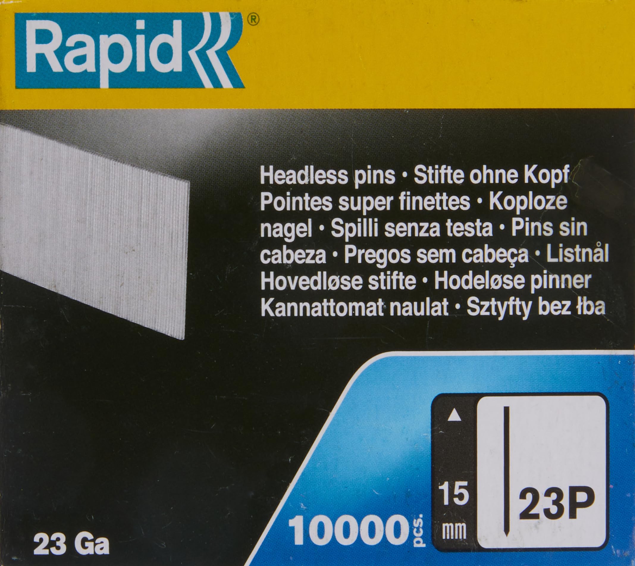 Rapid’os 16 Clouage 5001359 pointes fines 23P 20 mm galvanisées