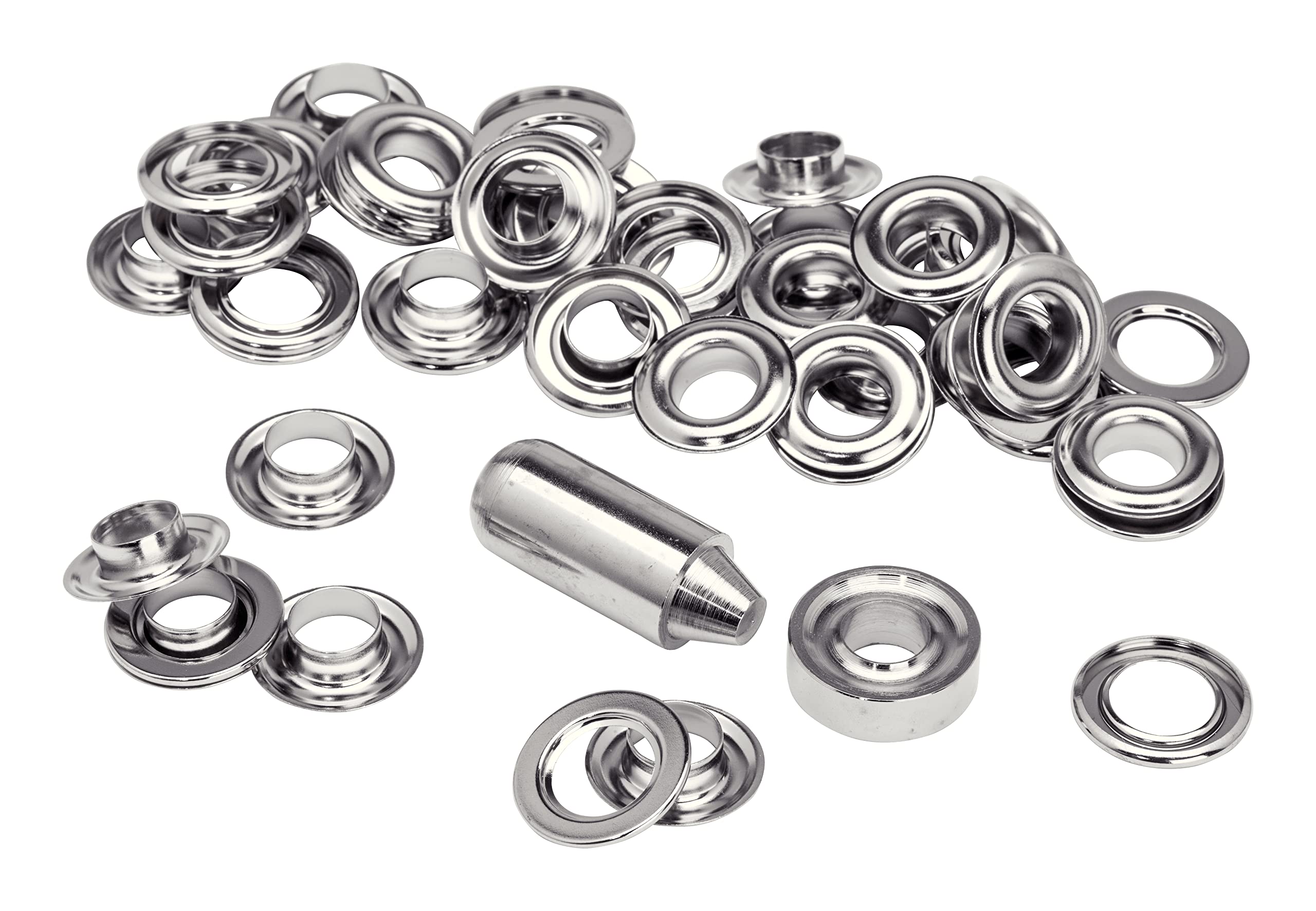 Rapid Rivetage œillets de renfort 10 × 21 mm, 25 pièces, outil inclus