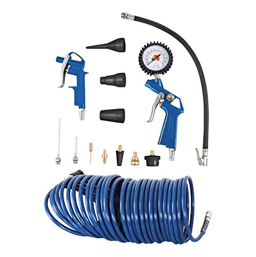 Scheppach HC Series kit accessoires compresseur 14 pièces avec tuyau 10 m