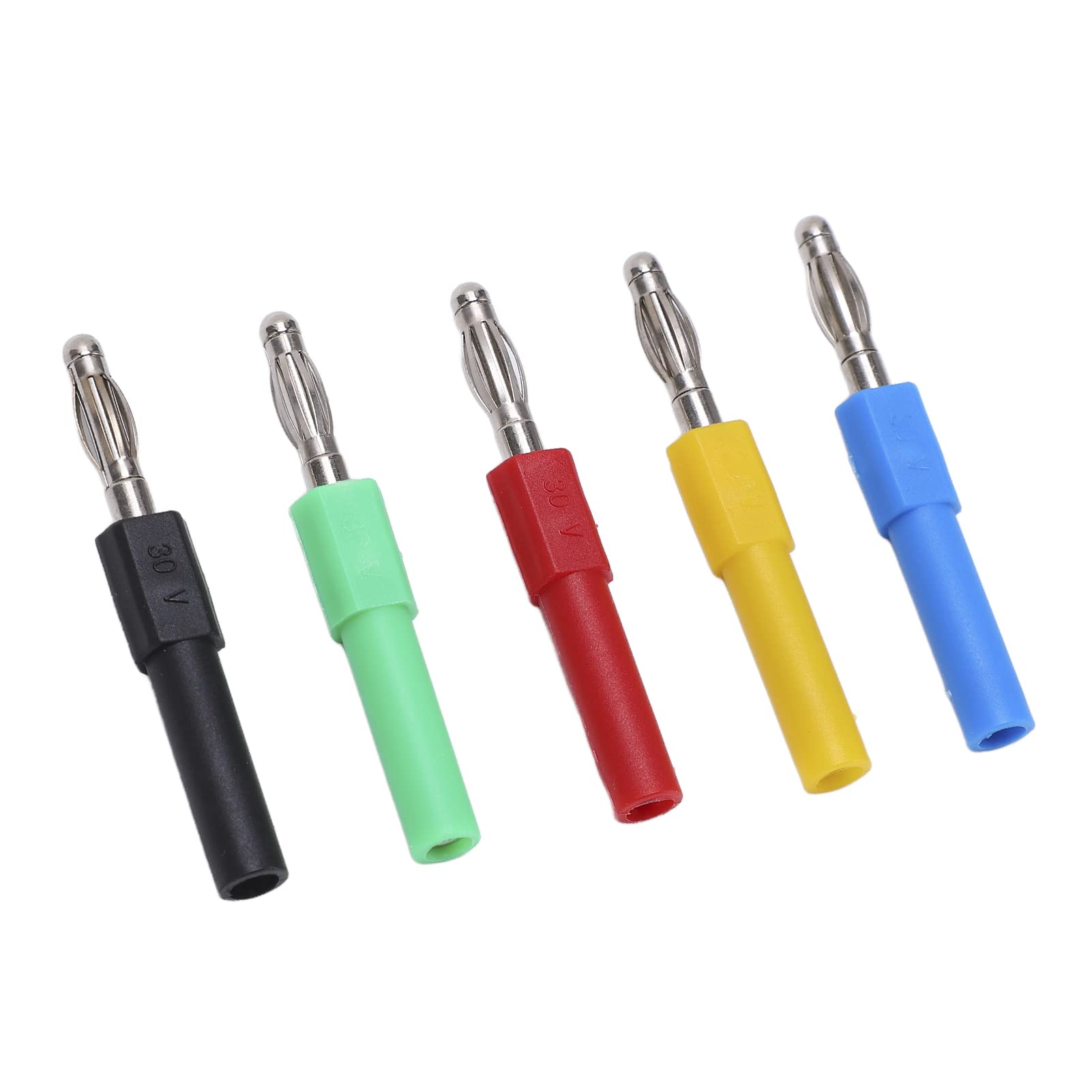 Omabeta Electrical Components & Wiring fiche banane 4 mm vers 2 mm laiton