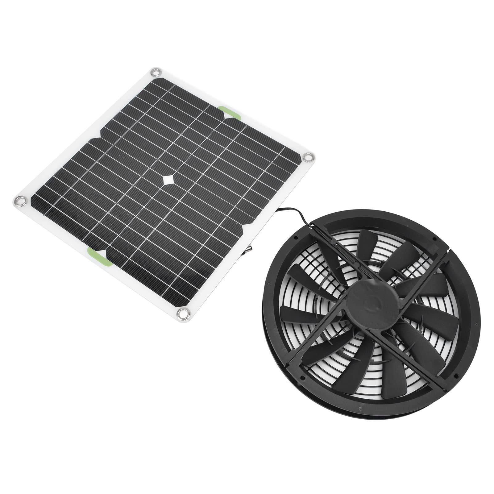Omabeta Garden Machinery & Agricultural Equipment ventilateur solaire 25,4 cm 100 W étanche
