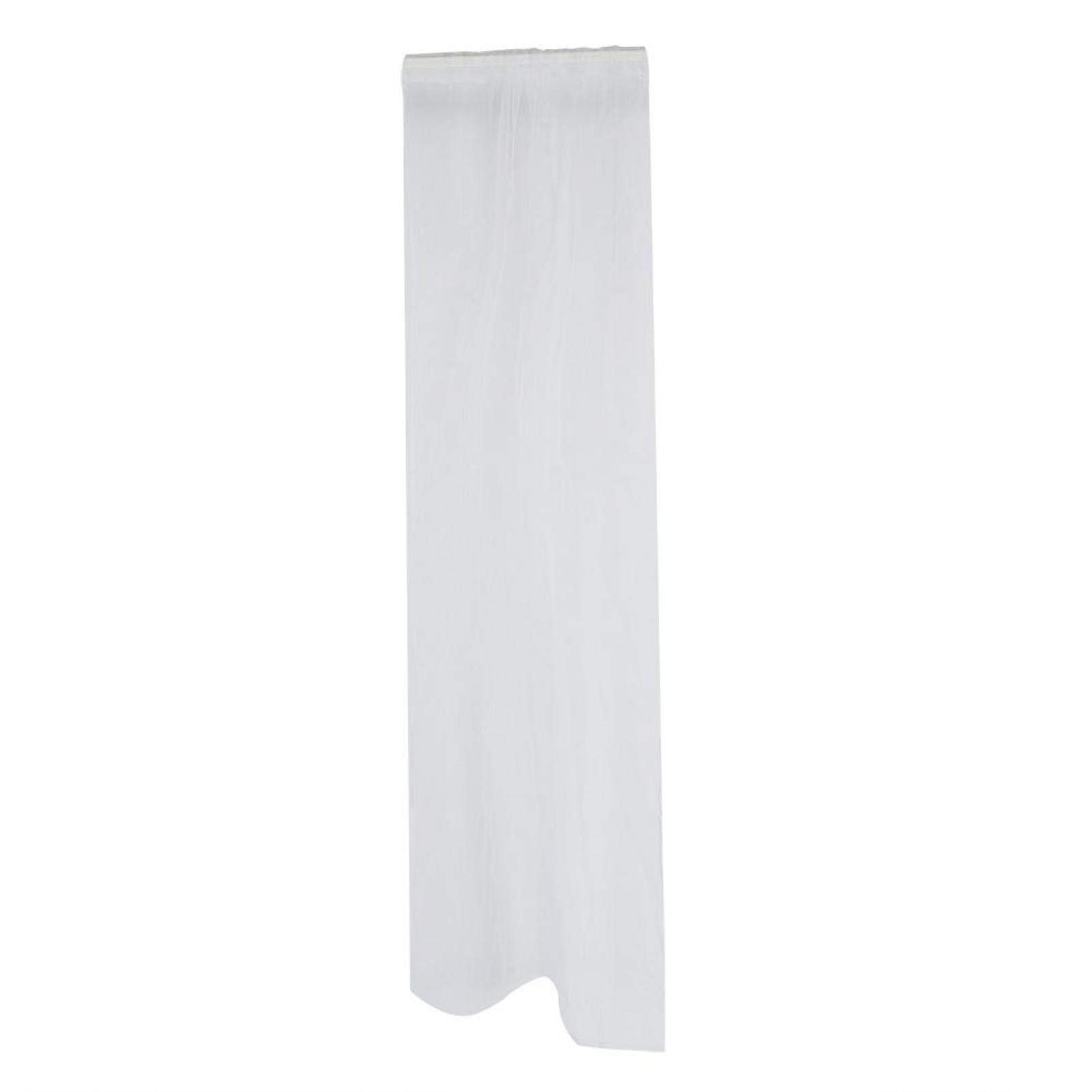 Omabeta Home Décor & Bathroom Décor rideau blanc à passe-tringle transparent pour balcon