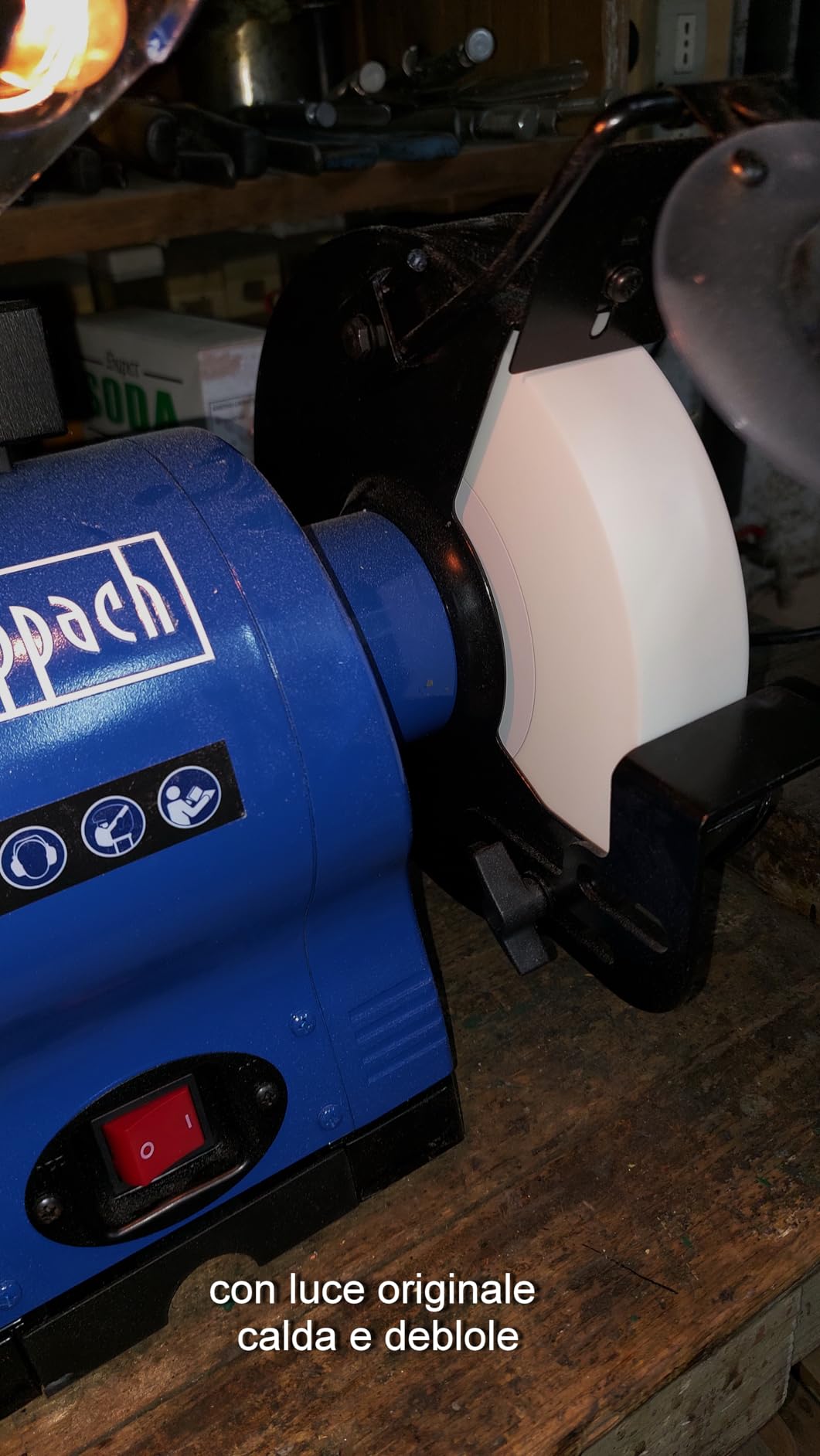 Scheppach BSM Series BG200AL touret à meuler double 550 W Ø 200 mm