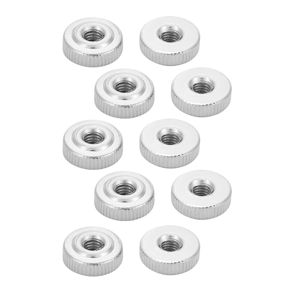 Omabeta Fasteners, Screws & Springs écrous moletés M3 10 pièces acier carbone
