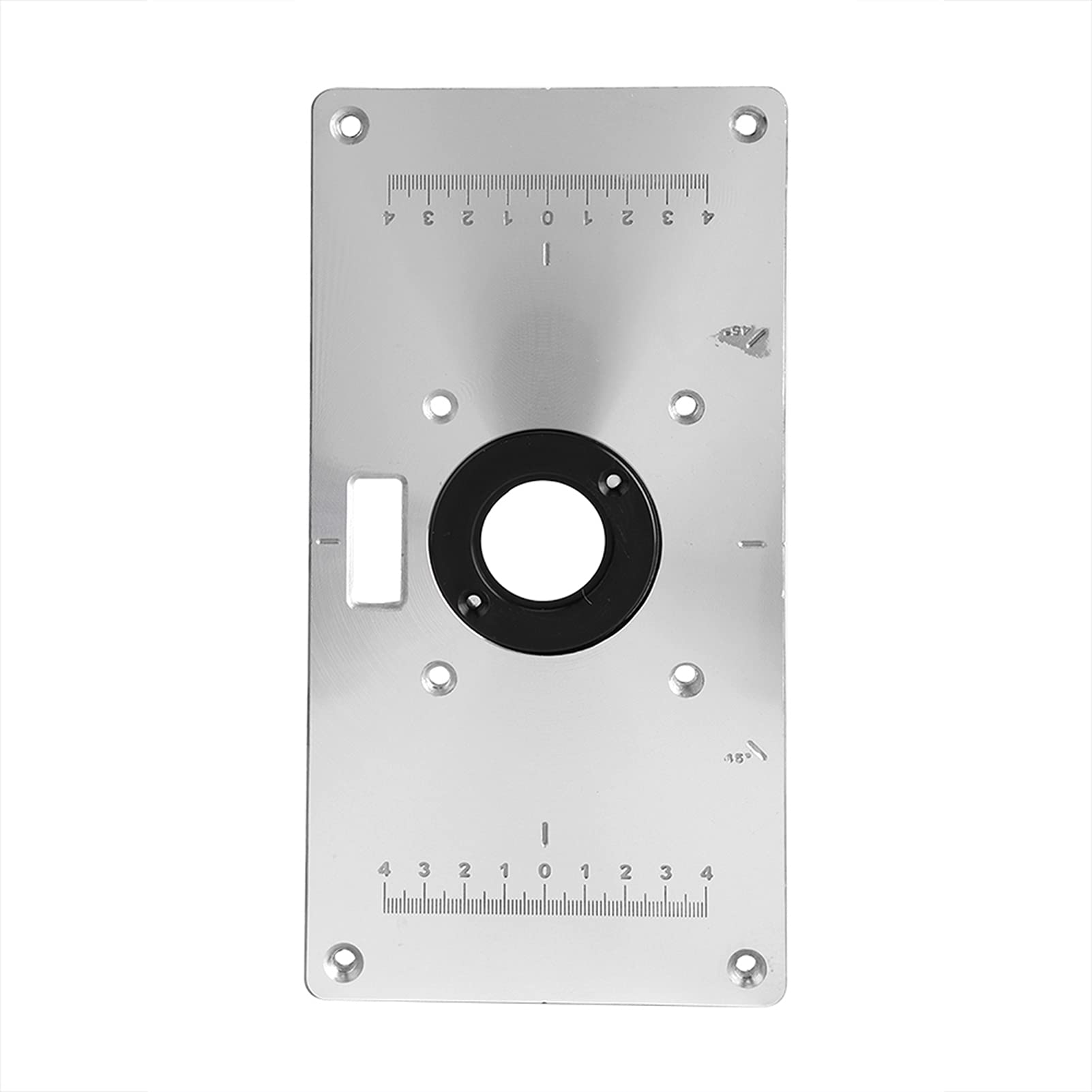 Omabeta Tools & Workshop Equipment plaque d’insertion de toupie 235 × 120 mm en aluminium