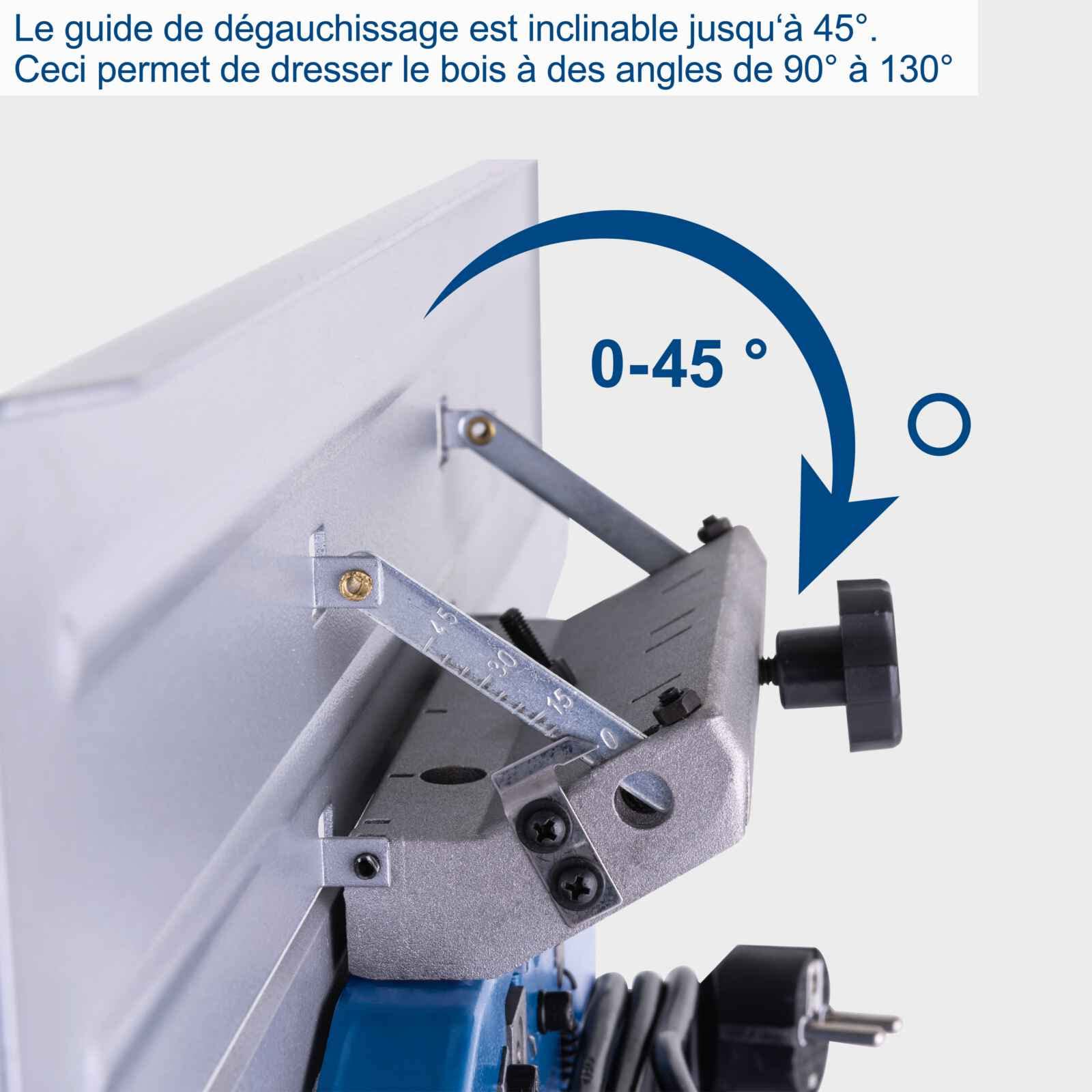 Scheppach HMS Series HMS850 raboteuse-dégauchisseuse compacte 1250 W