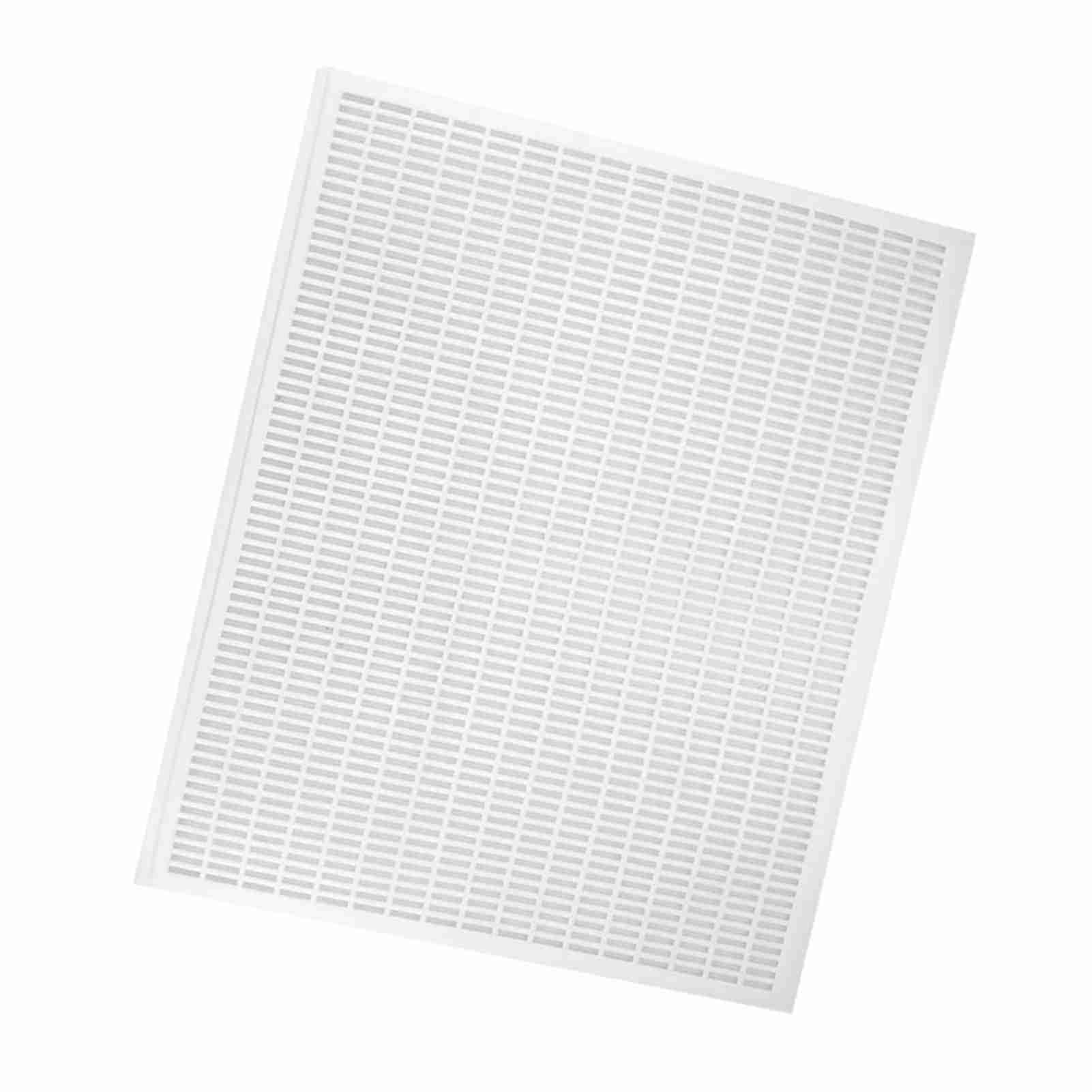 Omabeta Garden Machinery & Agricultural Equipment grille à reine 10 cadres 51 × 41 cm blanche en plastique